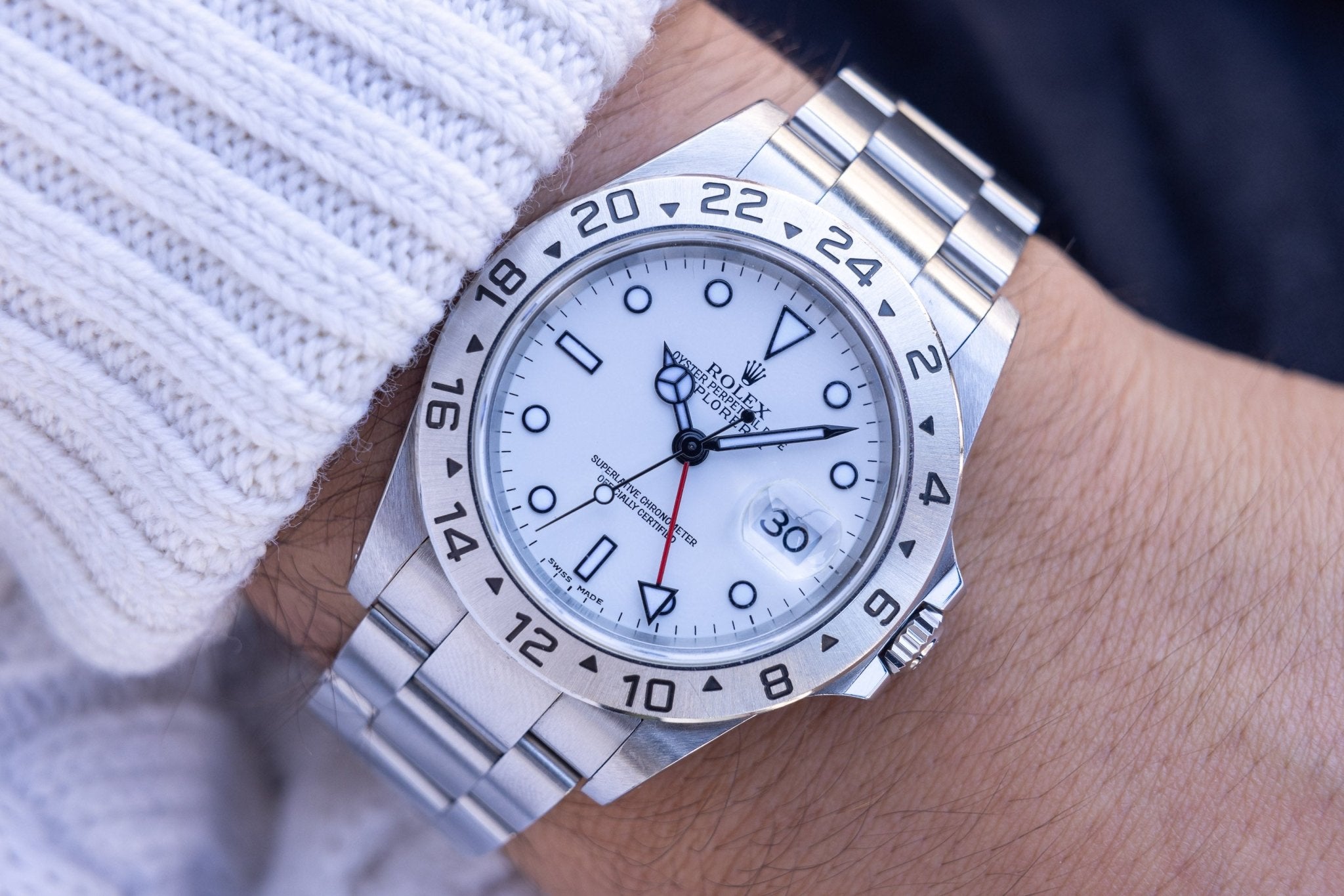 2001 Rolex Explorer II Ref. 16570 Polar - Sierra Time Co