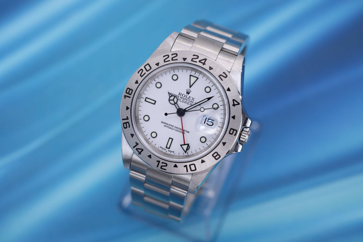 2001 Rolex Explorer II Ref. 16570 Polar | Box and Papers - Sierra Time Co