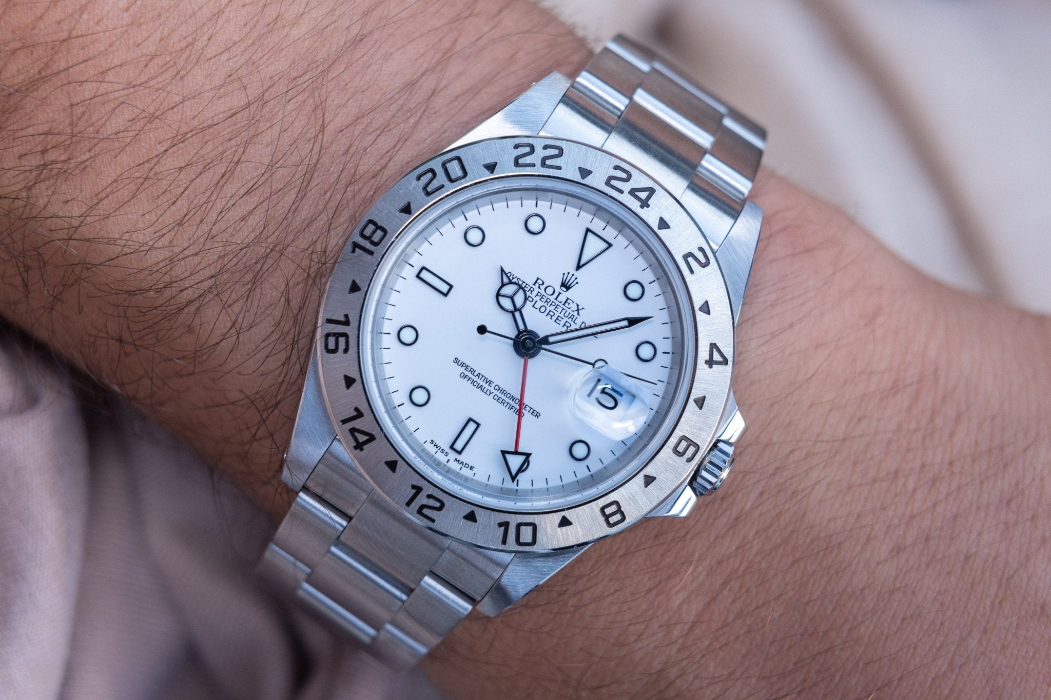 2001 Rolex Explorer II Ref. 16570 Polar | Box and Papers - Sierra Time Co