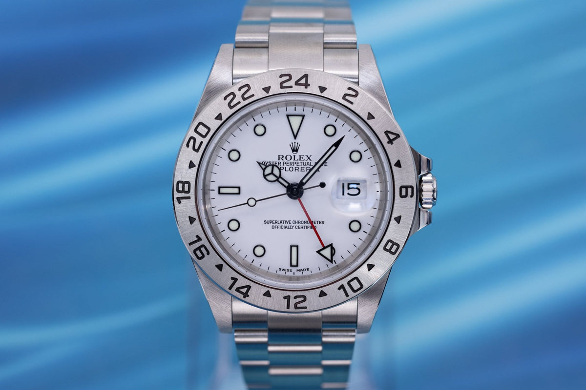 2001 Rolex Explorer II Ref. 16570 Polar | Box and Papers - Sierra Time Co