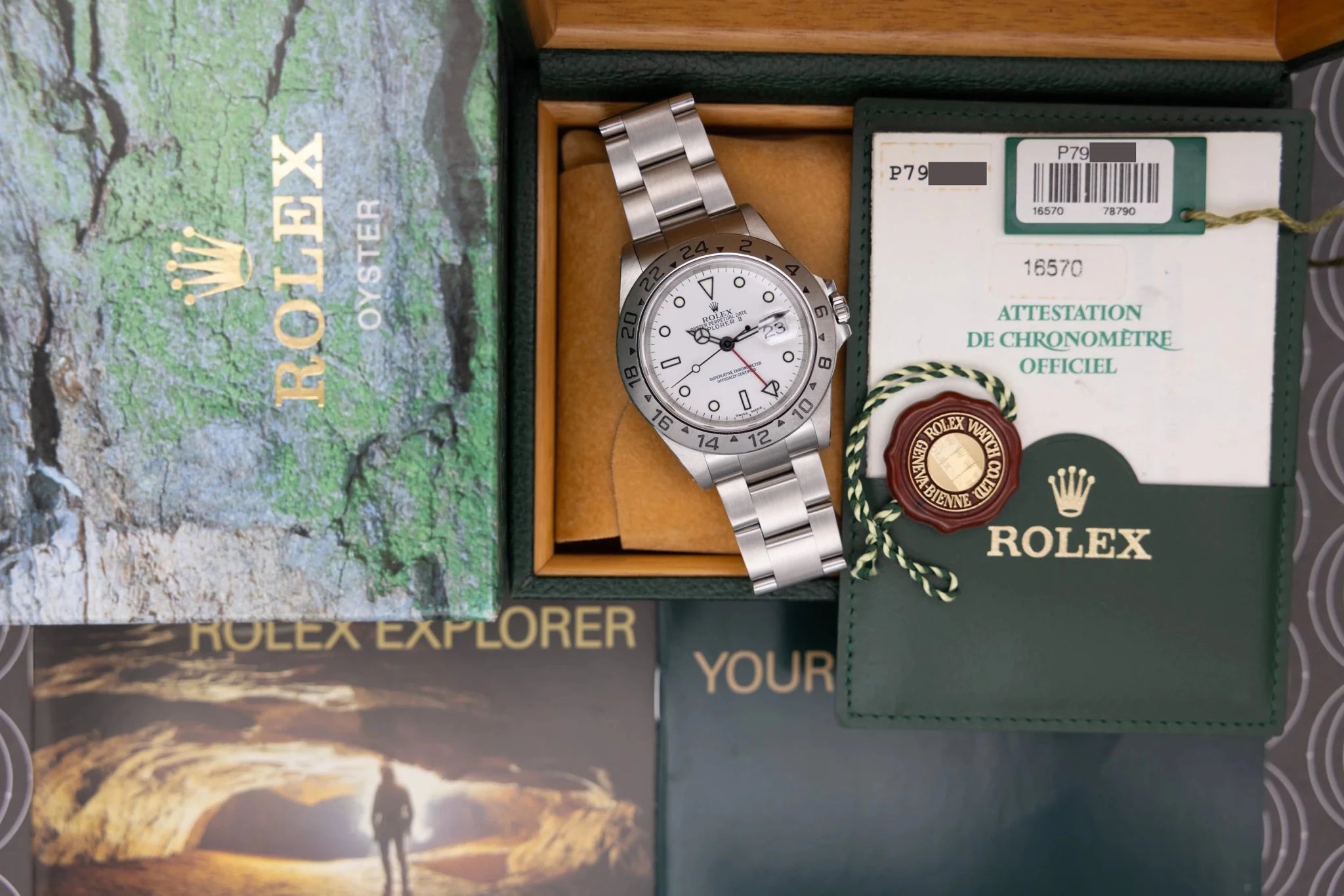 2001 Rolex Explorer II Ref. 16570 Polar | Box and Papers - Sierra Time Co