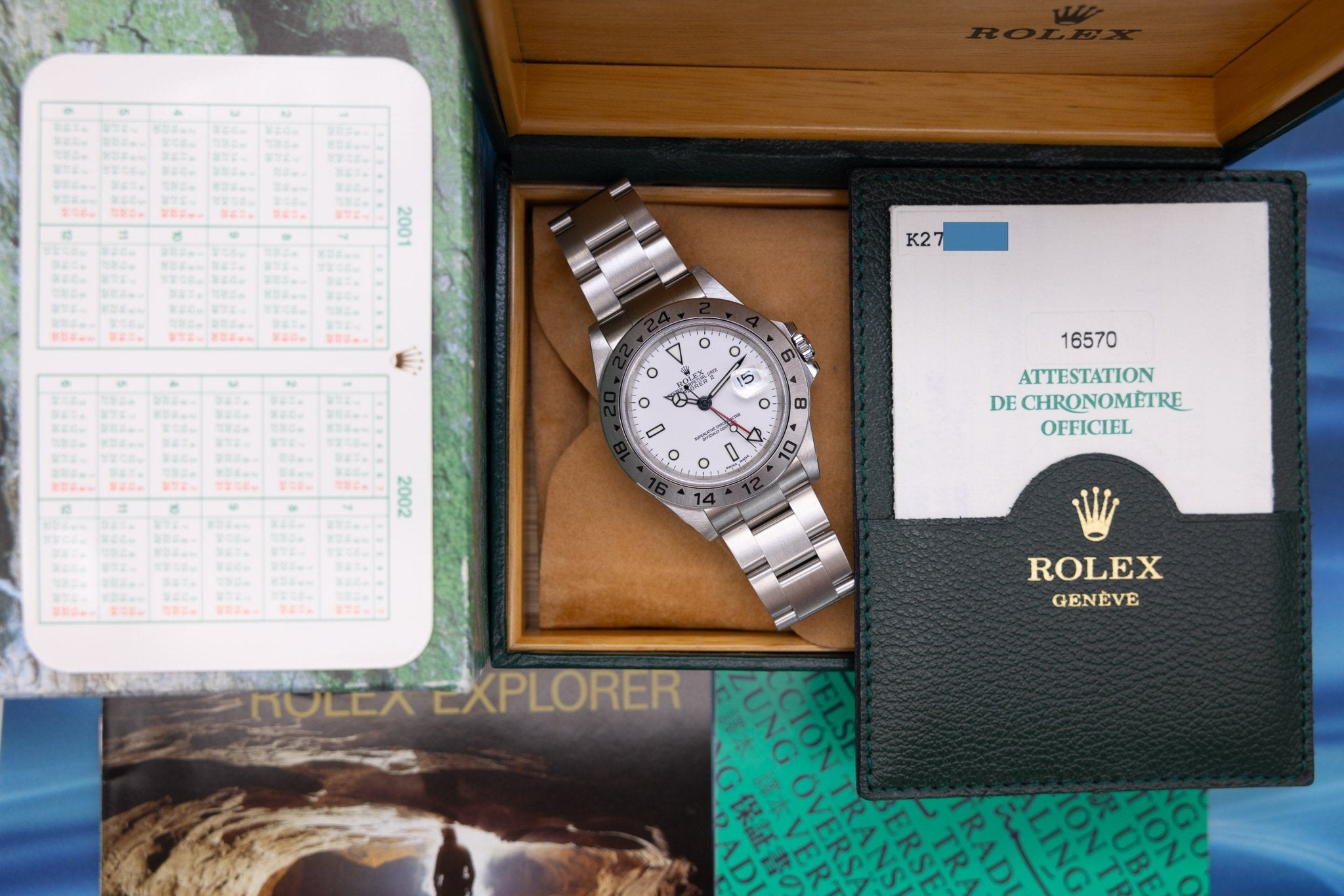 2001 Rolex Explorer II Ref. 16570 Polar | Box and Papers - Sierra Time Co