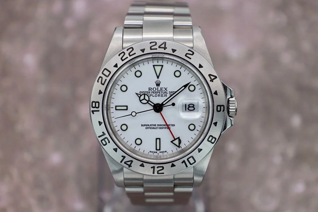 2001 Rolex Explorer II Ref. 16570 | Polar | Papers and RSC Card - Sierra Time Co