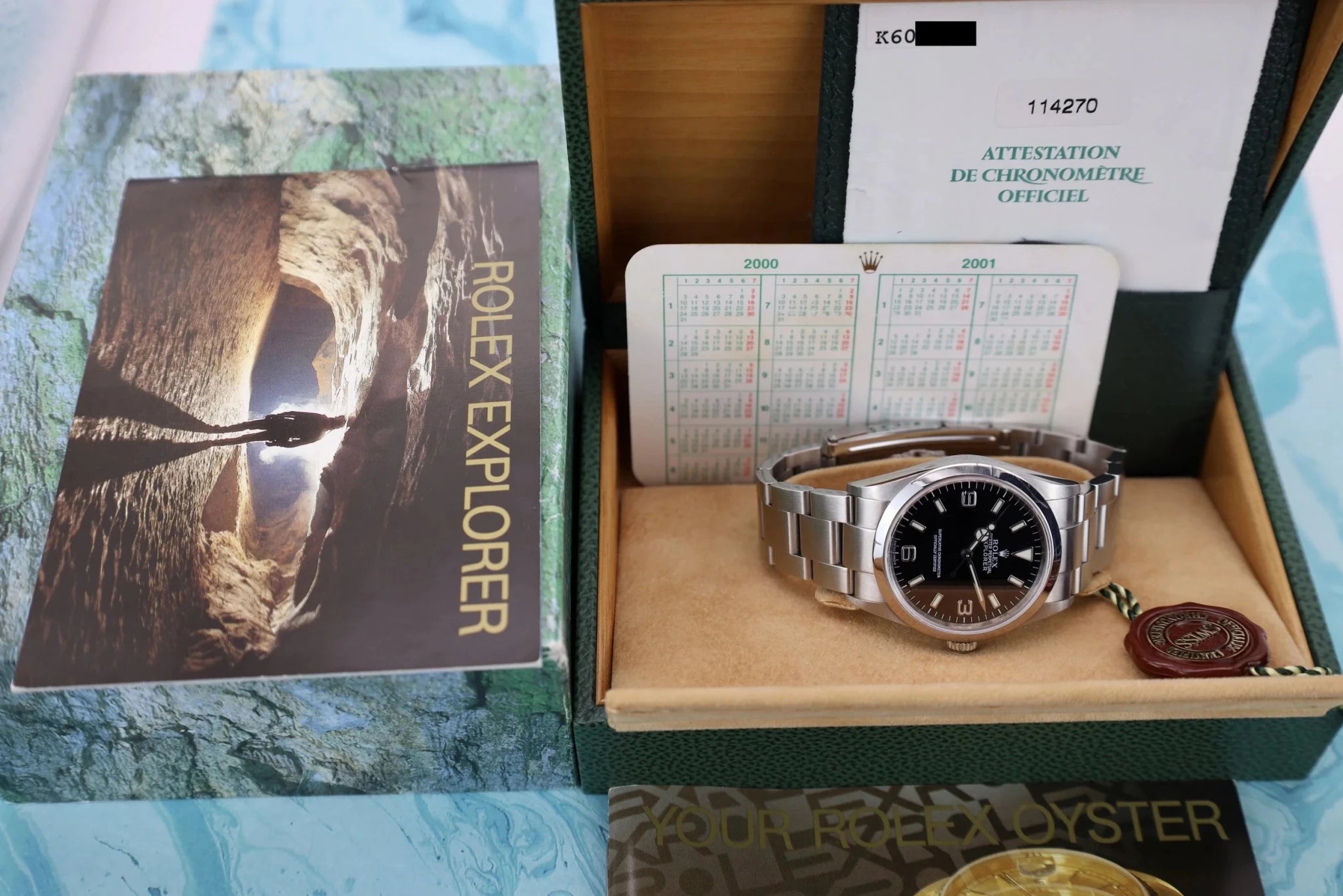 2001 Rolex Explorer Ref. 114270 | Full Set - Sierra Time Co