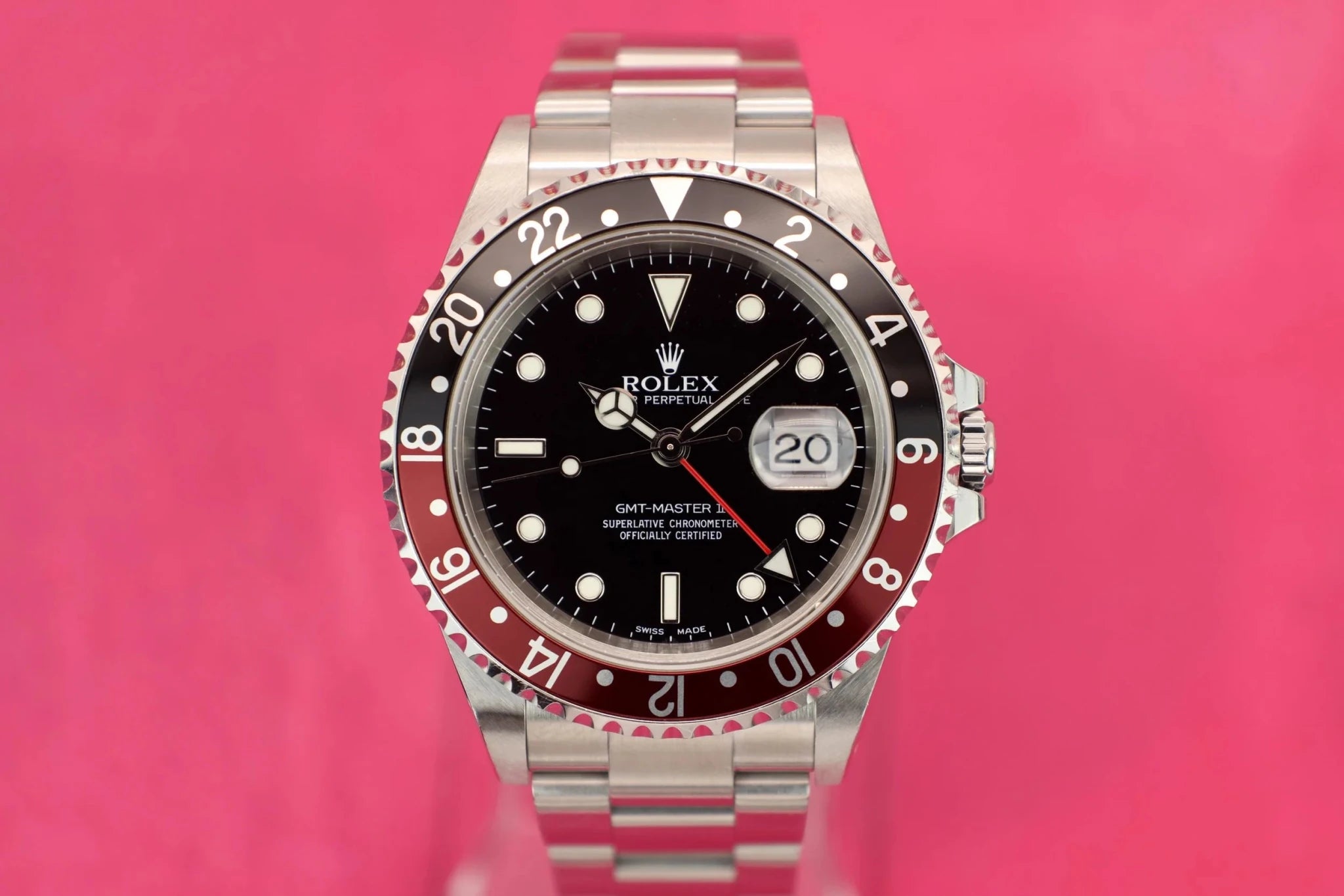2001 Rolex GMT Master II Ref. 16710 Coke | Box and Papers - Sierra Time Co