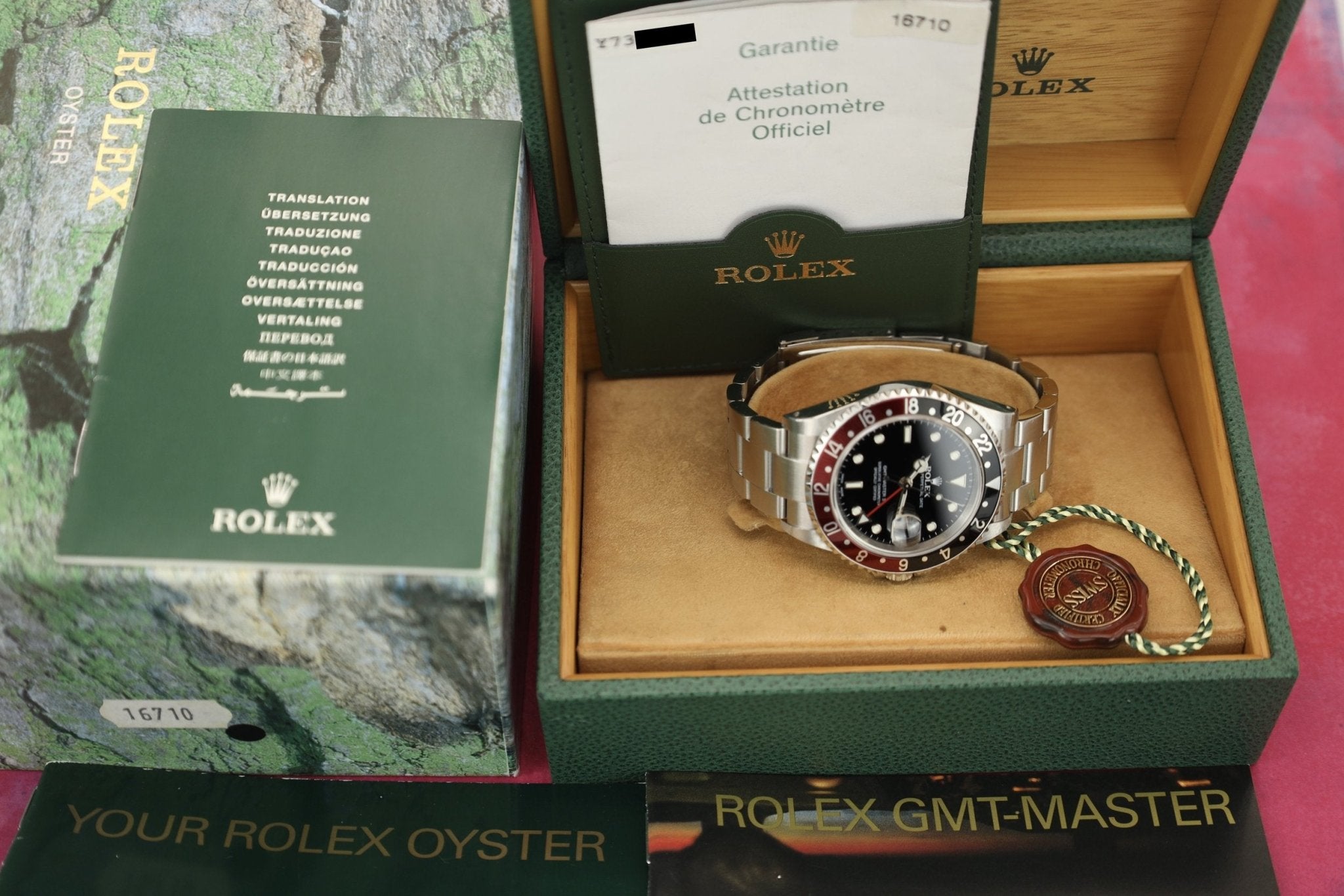 2001 Rolex GMT Master II Ref. 16710 Coke | Box and Papers - Sierra Time Co