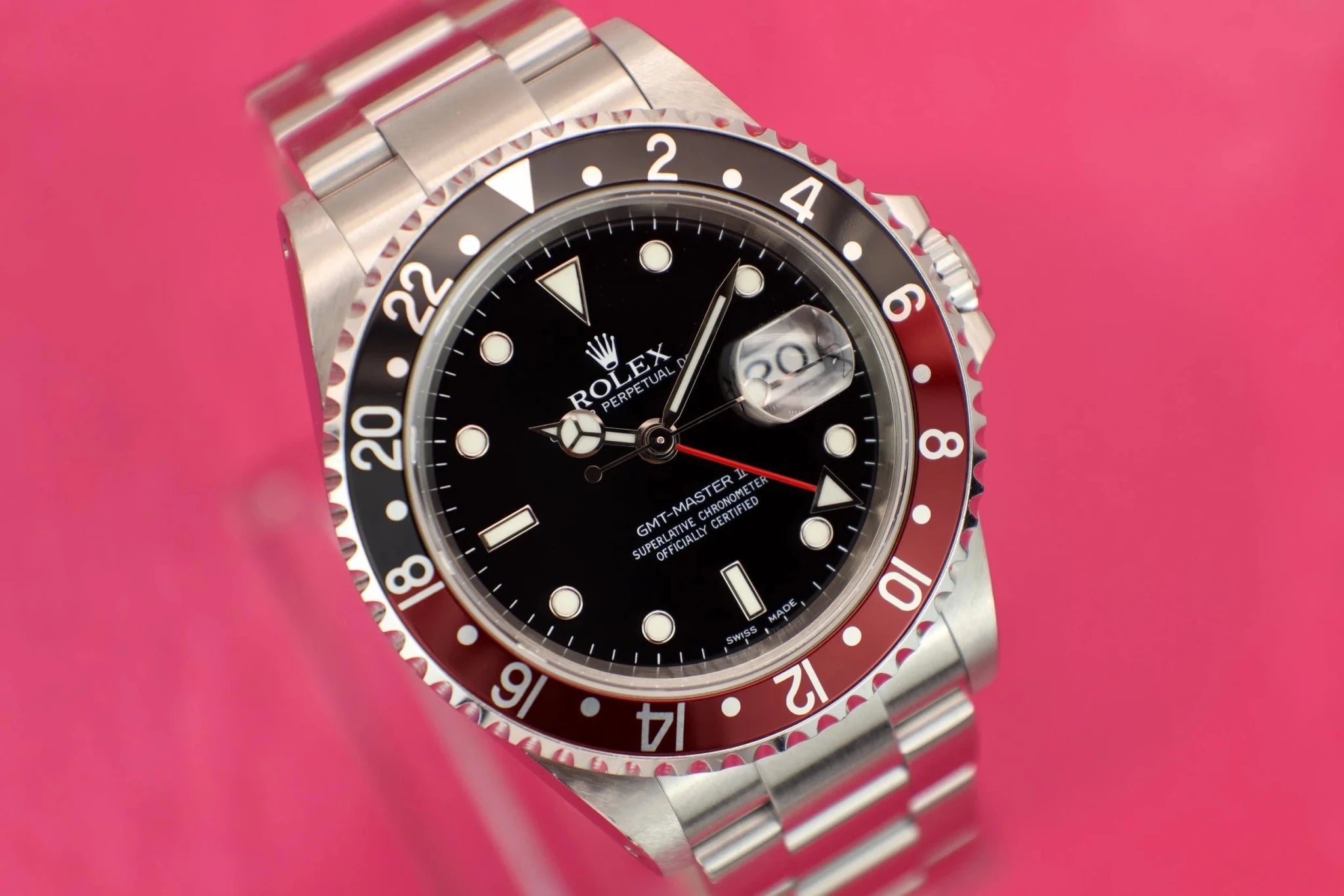 2001 Rolex GMT Master II Ref. 16710 Coke | Box and Papers - Sierra Time Co
