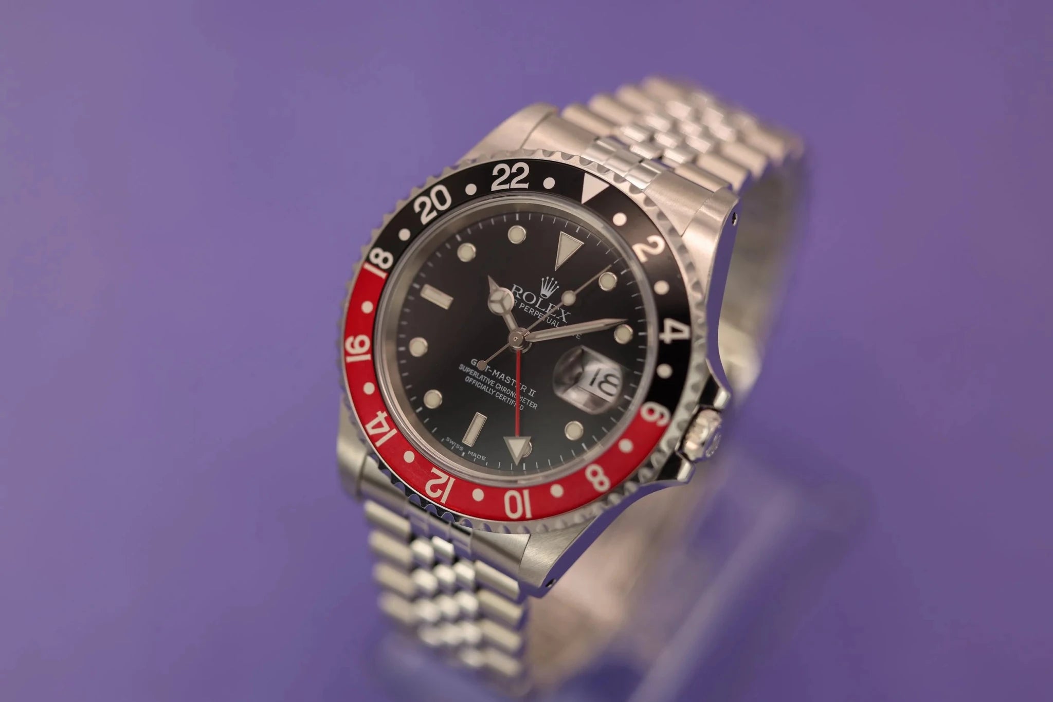 2001 Rolex GMT Master II Ref. 16710 Coke | Jubilee | Box and Papers - Sierra Time Co