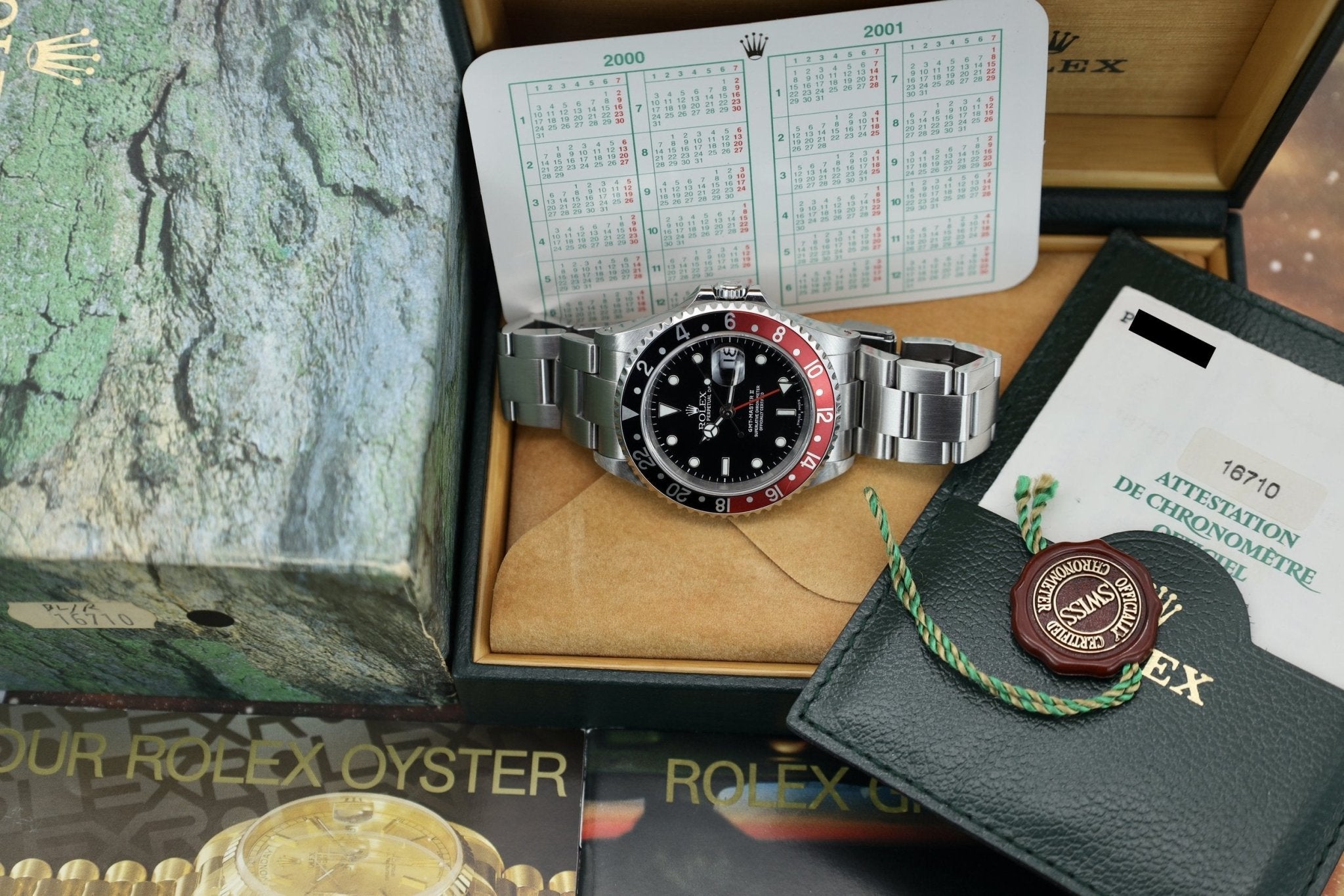 2001 Rolex GMT Master II Ref. 16710 Coke | Minty | Box and Papers - Sierra Time Co