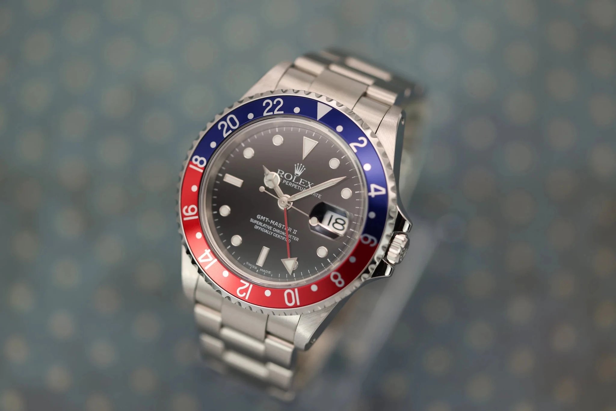 2001 Rolex GMT Master II Ref. 16710 Pepsi | 2021 RSC Card - Sierra Time Co