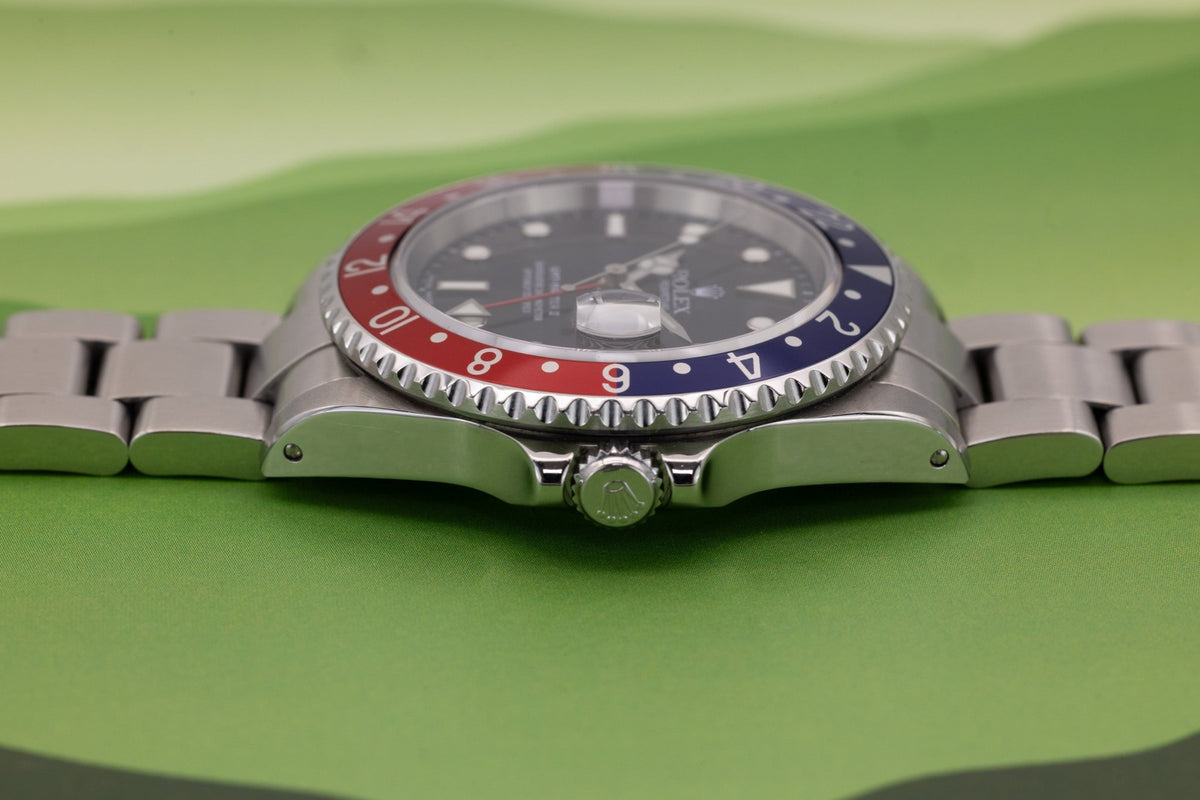 2001 Rolex GMT Master II Ref. 16710 Pepsi | Box and Papers - Sierra Time Co