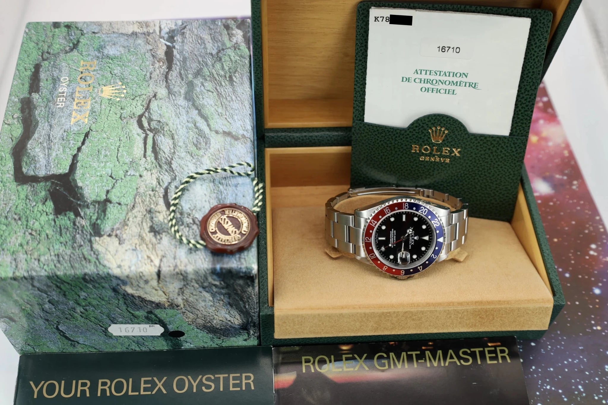 2001 Rolex GMT Master II Ref. 16710 Pepsi | Box and Papers - Sierra Time Co
