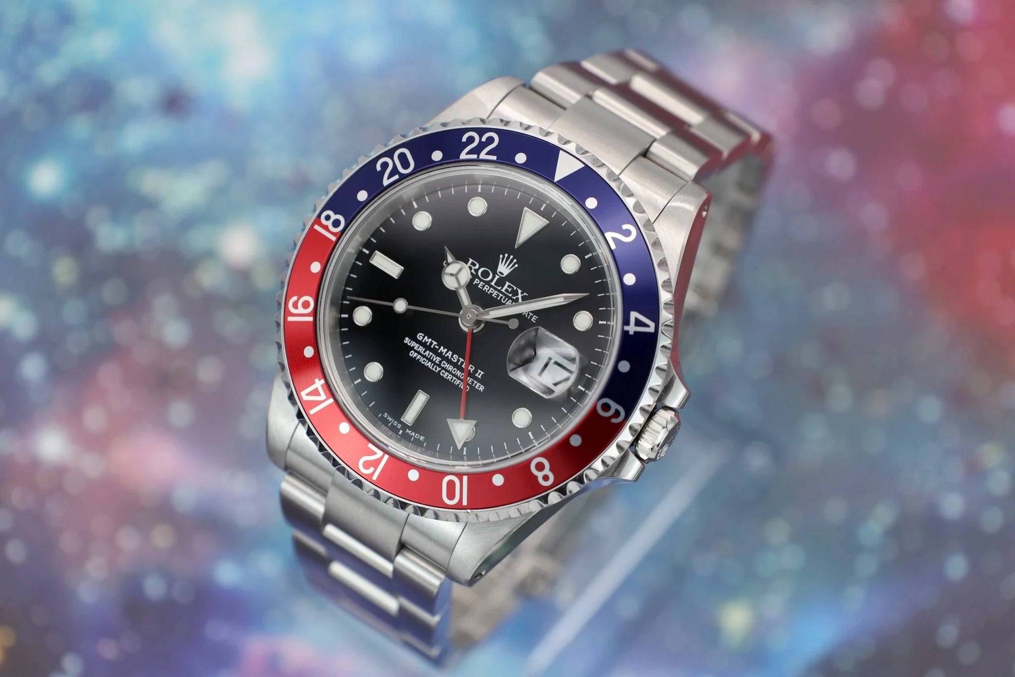 2001 Rolex GMT Master II Ref. 16710 Pepsi | Box and Papers - Sierra Time Co