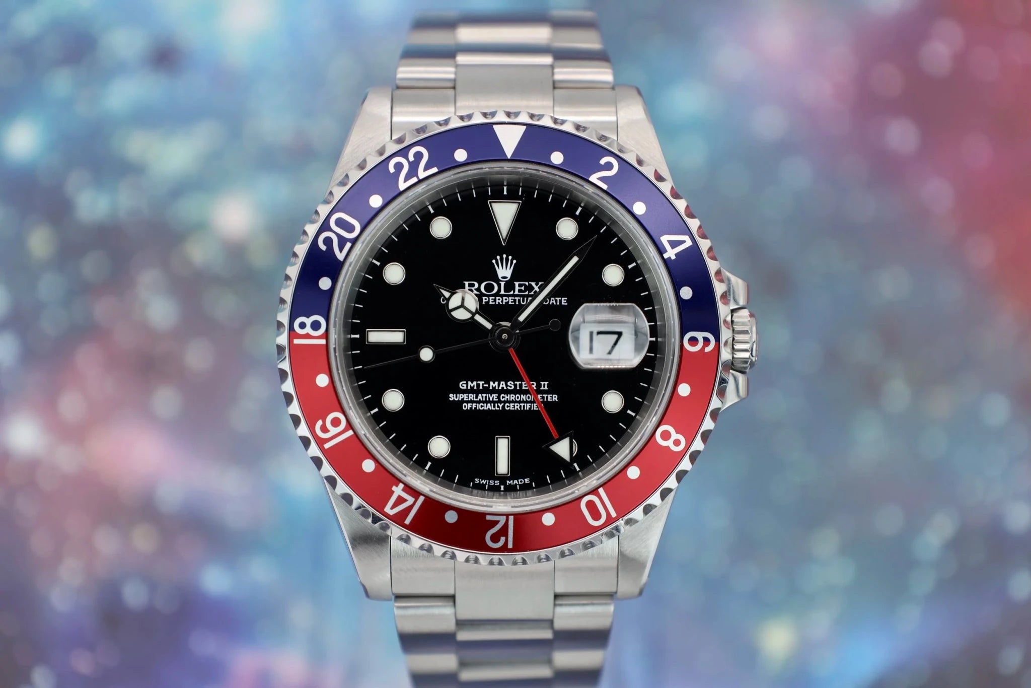 2001 Rolex GMT Master II Ref. 16710 Pepsi | Box and Papers - Sierra Time Co