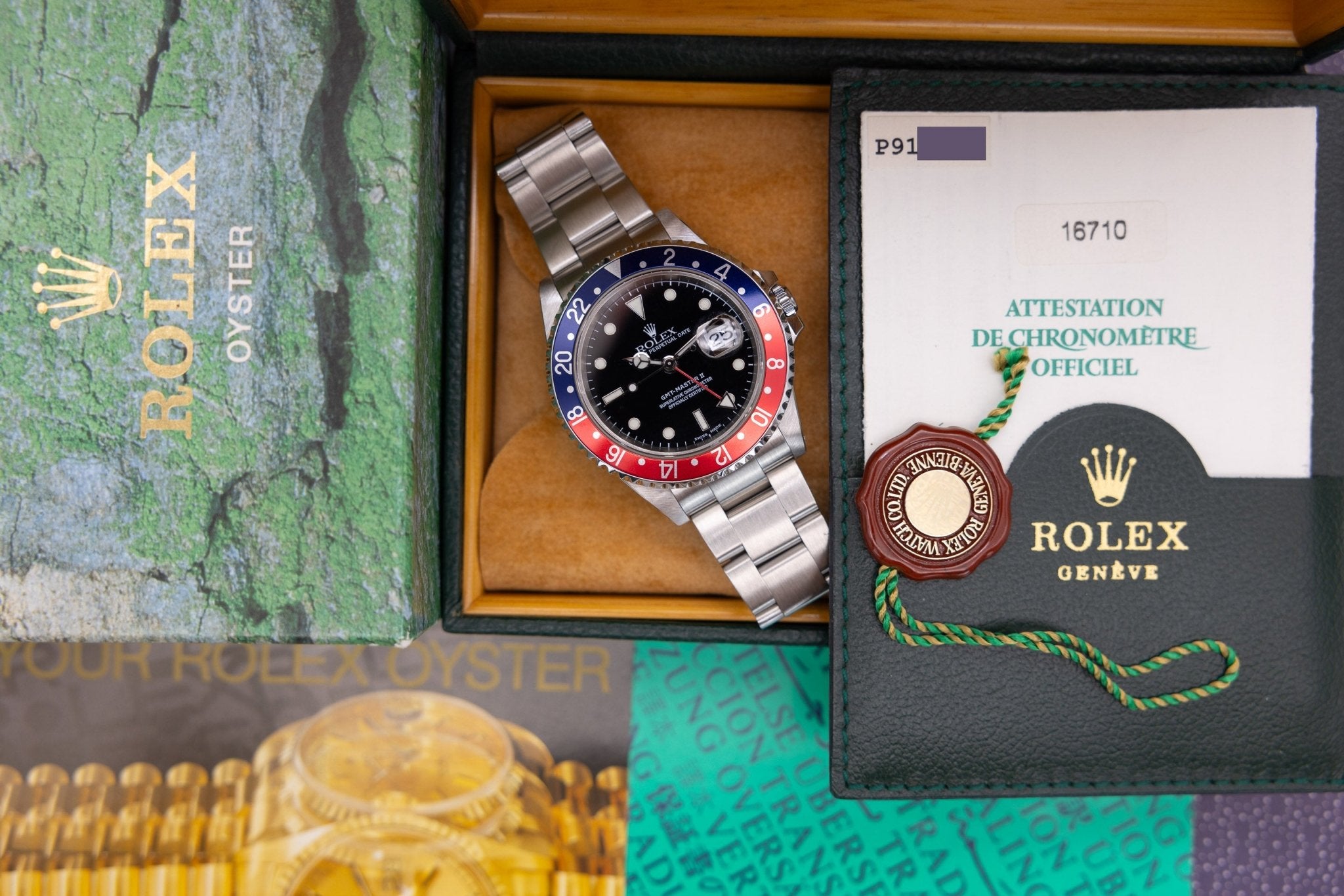 2001 Rolex GMT Master II Ref. 16710 Pepsi | Box and Papers - Sierra Time Co