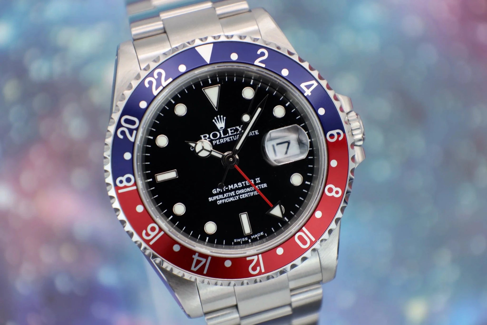 2001 Rolex GMT Master II Ref. 16710 Pepsi | Box and Papers - Sierra Time Co