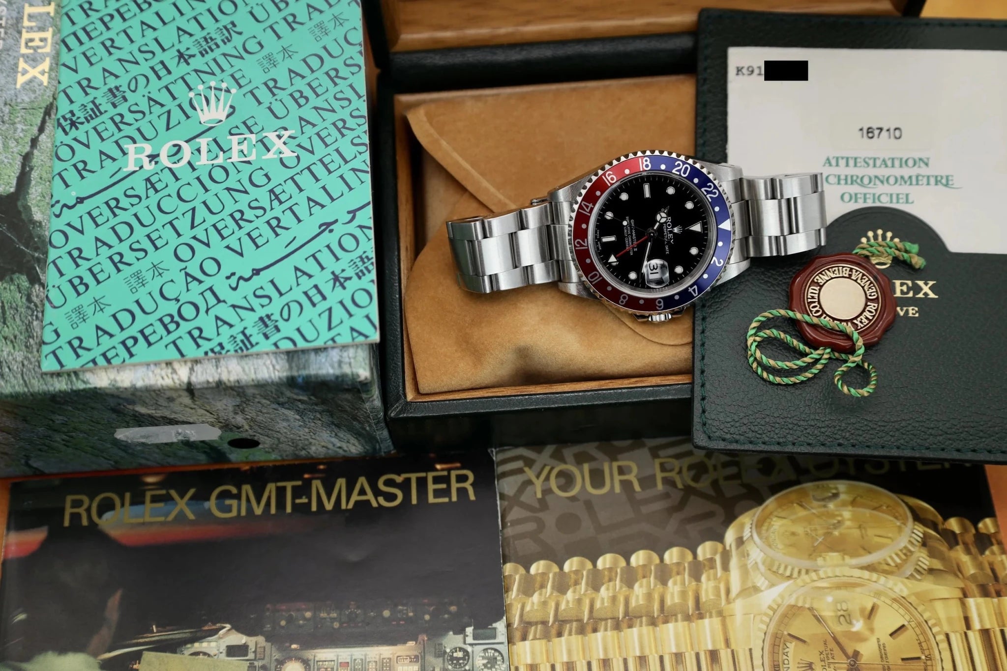 2001 Rolex GMT Master II Ref. 16710 Pepsi | Serviced | Box and Papers - Sierra Time Co