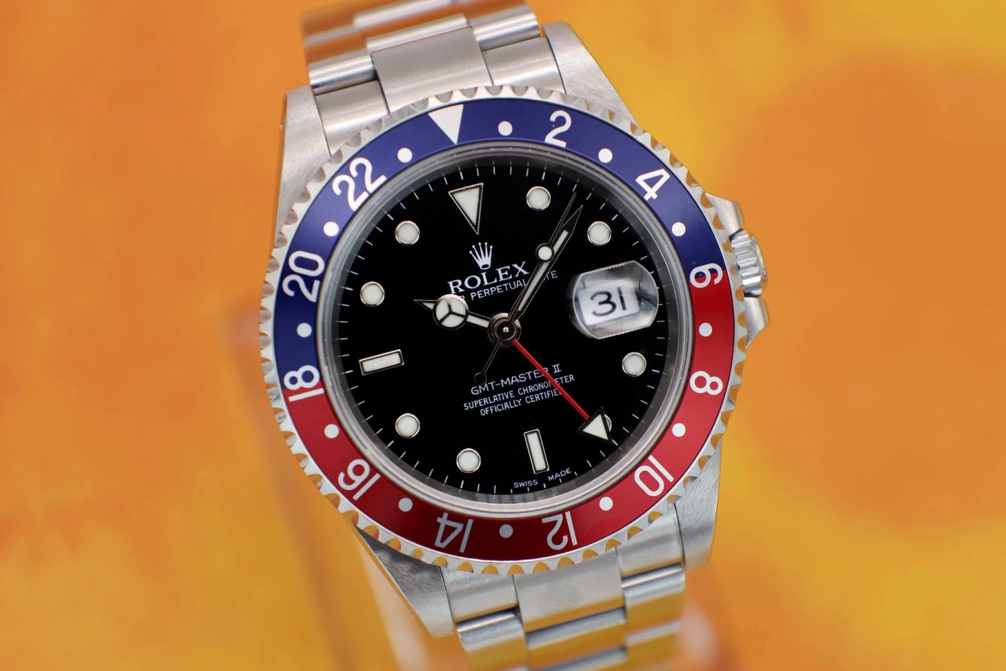 2001 Rolex GMT Master II Ref. 16710 Pepsi | Serviced | Box and Papers - Sierra Time Co