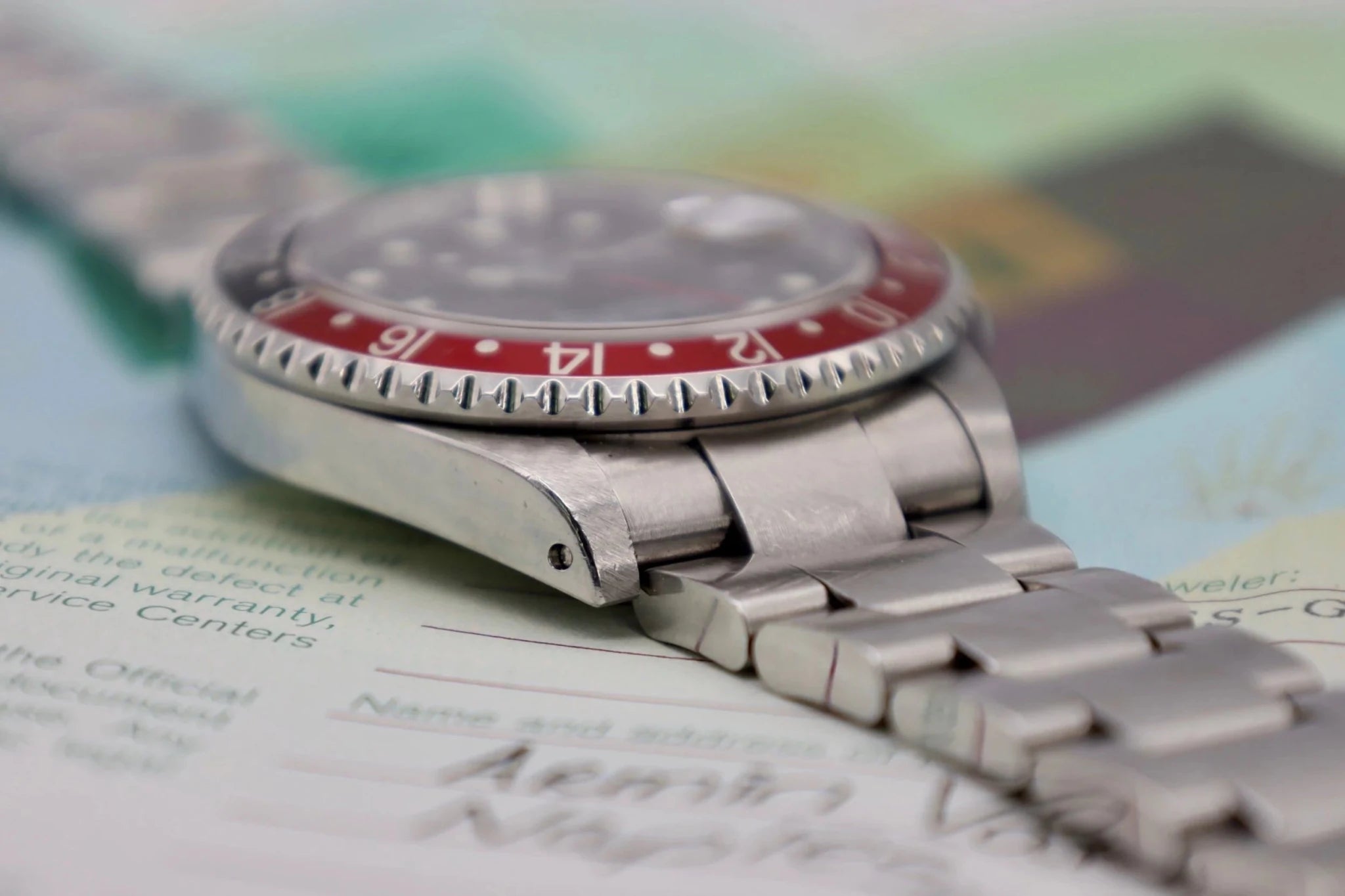 2001 Rolex GMT Master ll Ref. 16710 | Box and Papers - Sierra Time Co