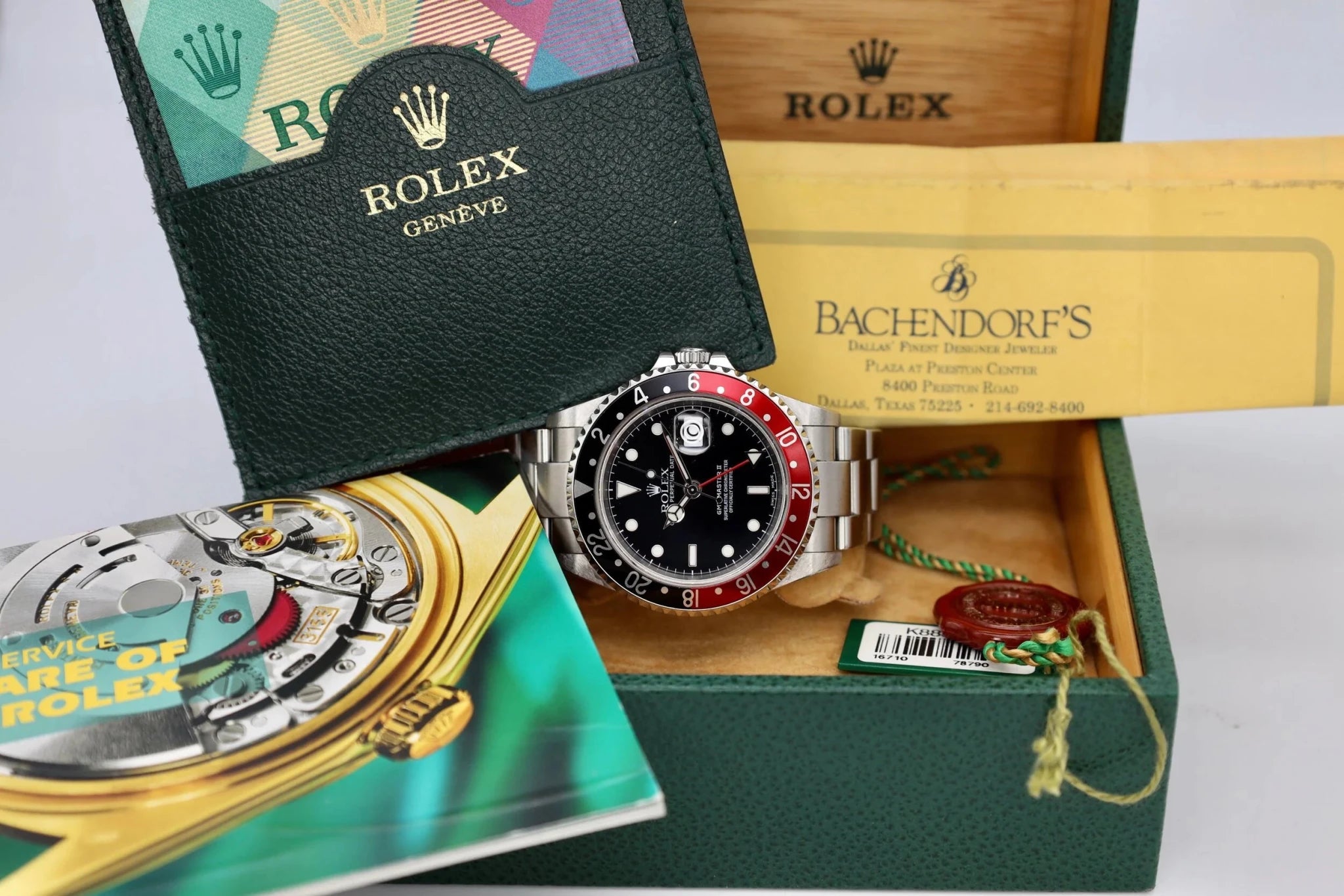 2001 Rolex GMT Master ll Ref. 16710 | Box and Papers - Sierra Time Co