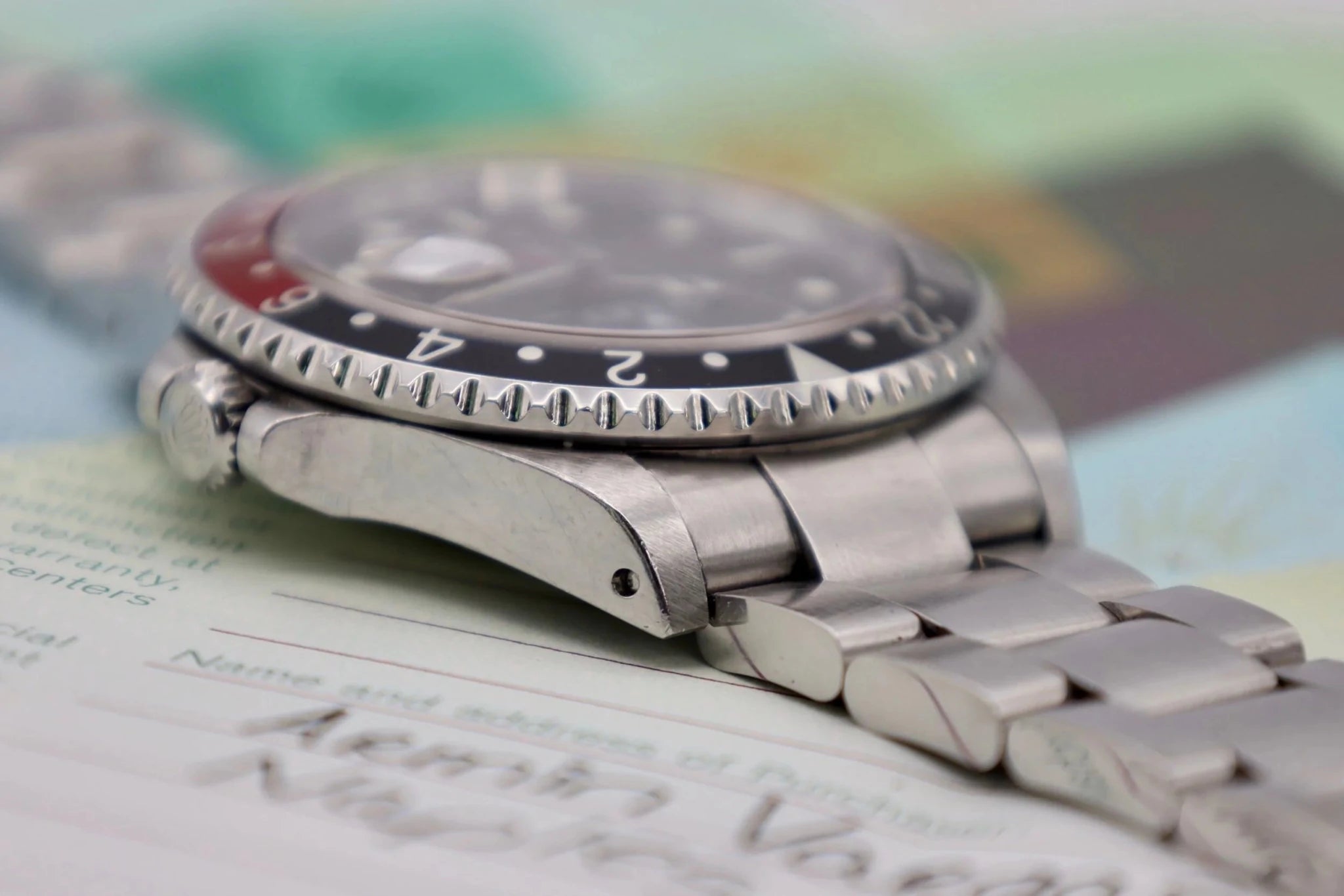 2001 Rolex GMT Master ll Ref. 16710 | Box and Papers - Sierra Time Co