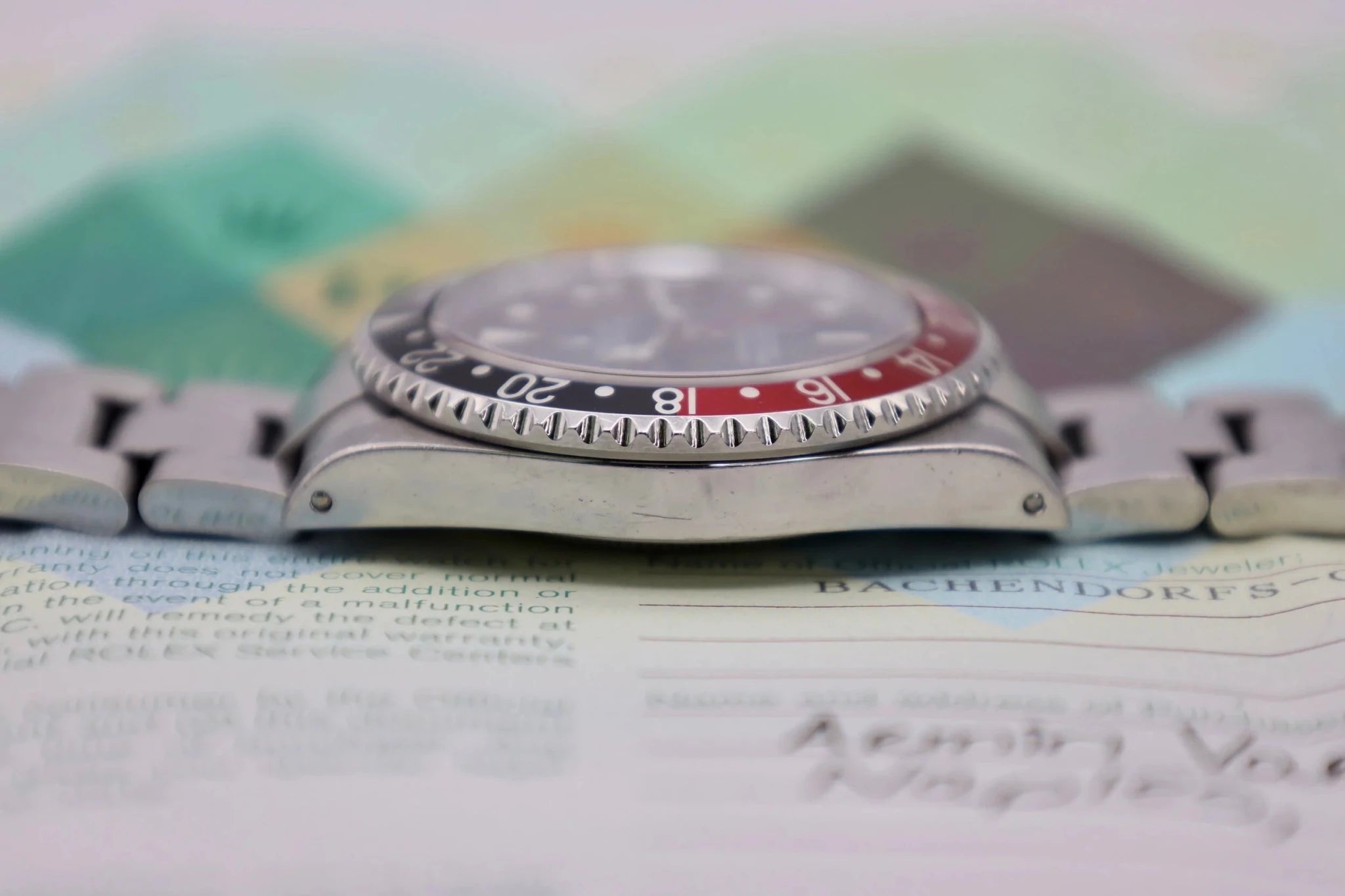 2001 Rolex GMT Master ll Ref. 16710 | Box and Papers - Sierra Time Co