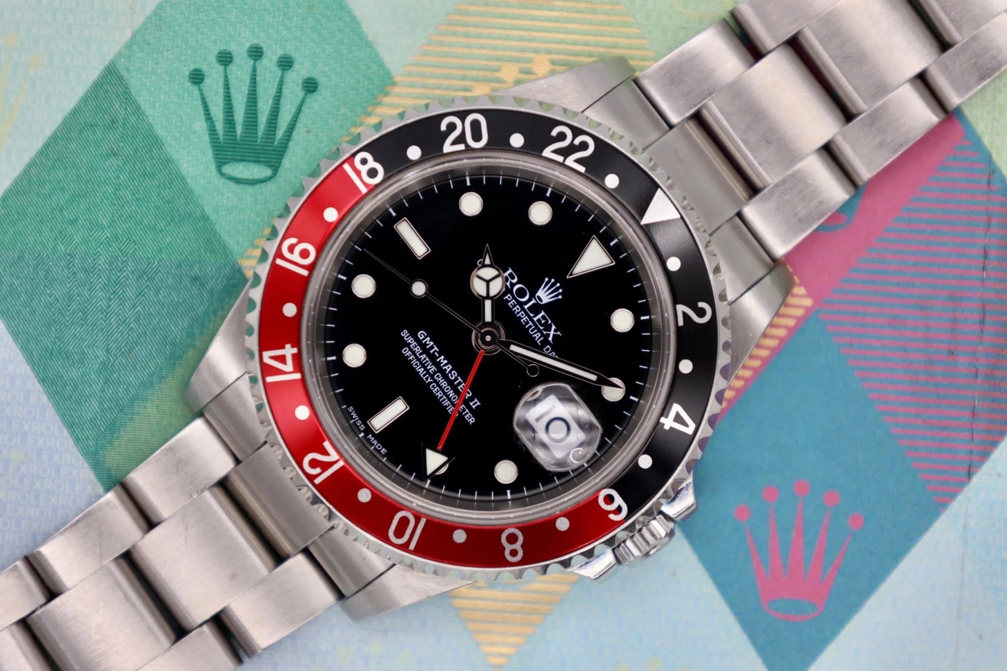 2001 Rolex GMT Master ll Ref. 16710 | Box and Papers - Sierra Time Co