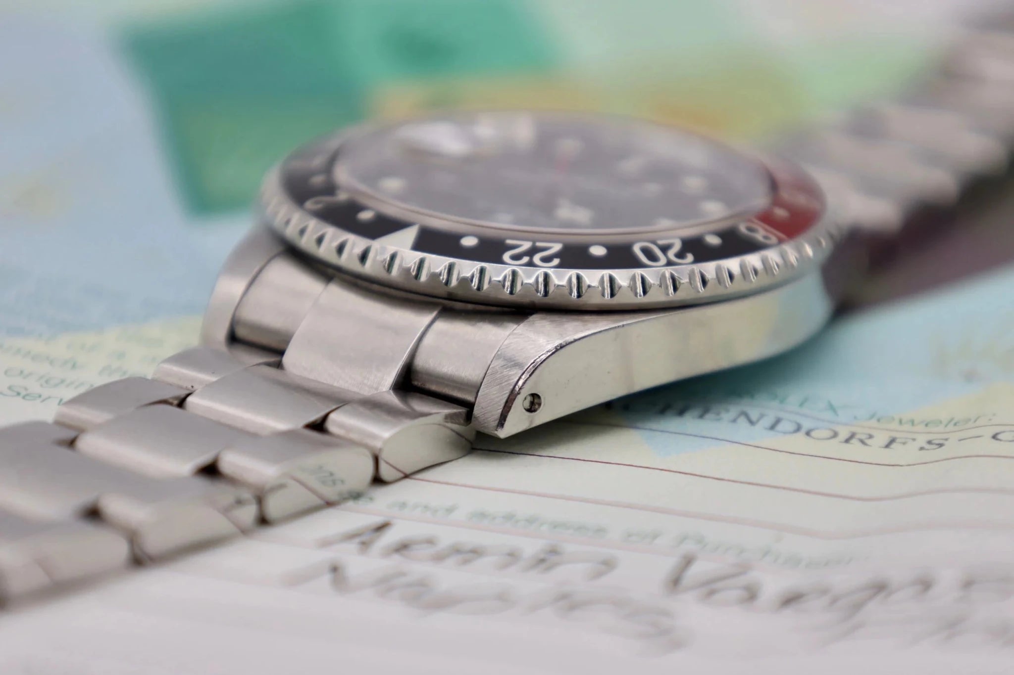 2001 Rolex GMT Master ll Ref. 16710 | Box and Papers - Sierra Time Co
