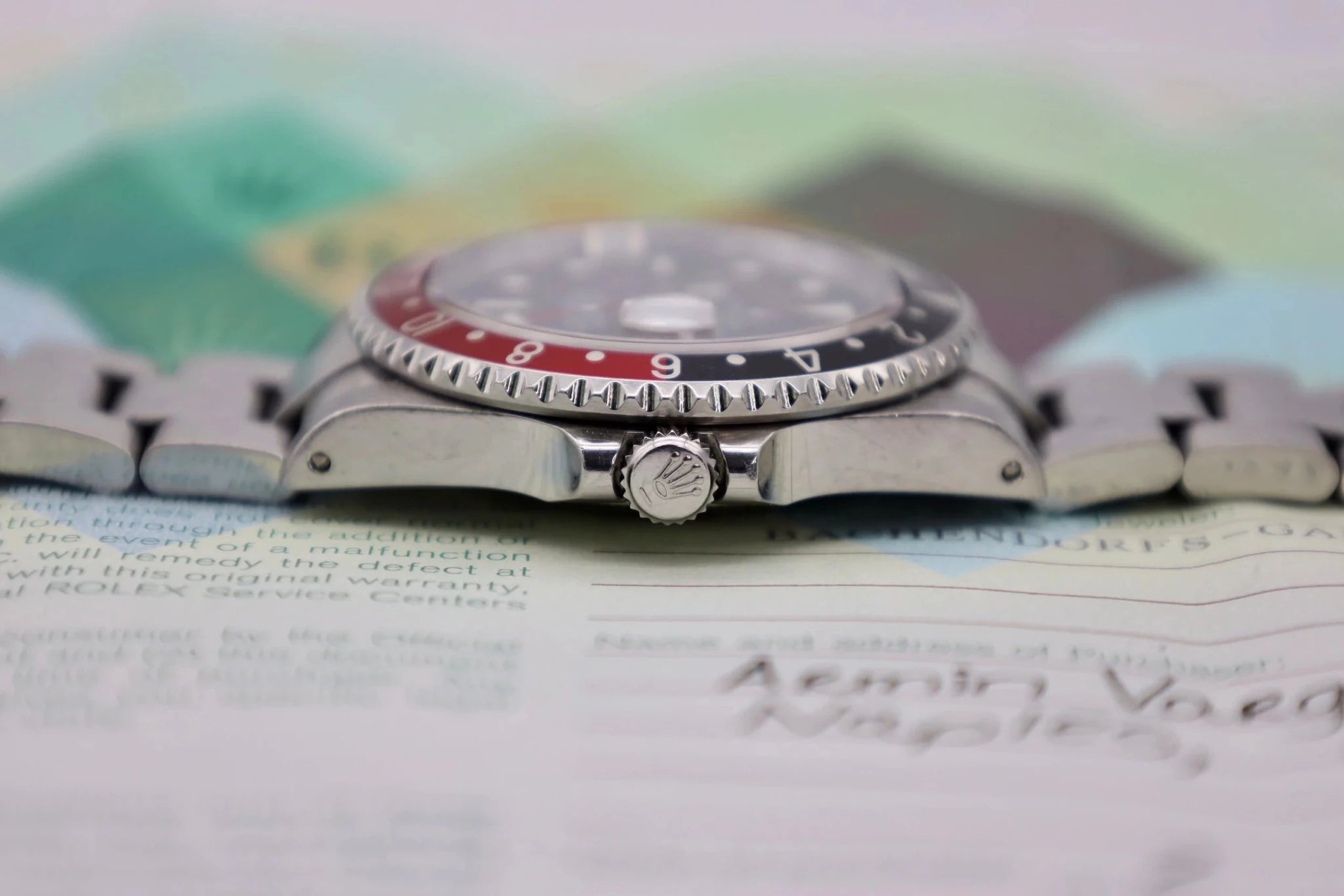 2001 Rolex GMT Master ll Ref. 16710 | Box and Papers - Sierra Time Co