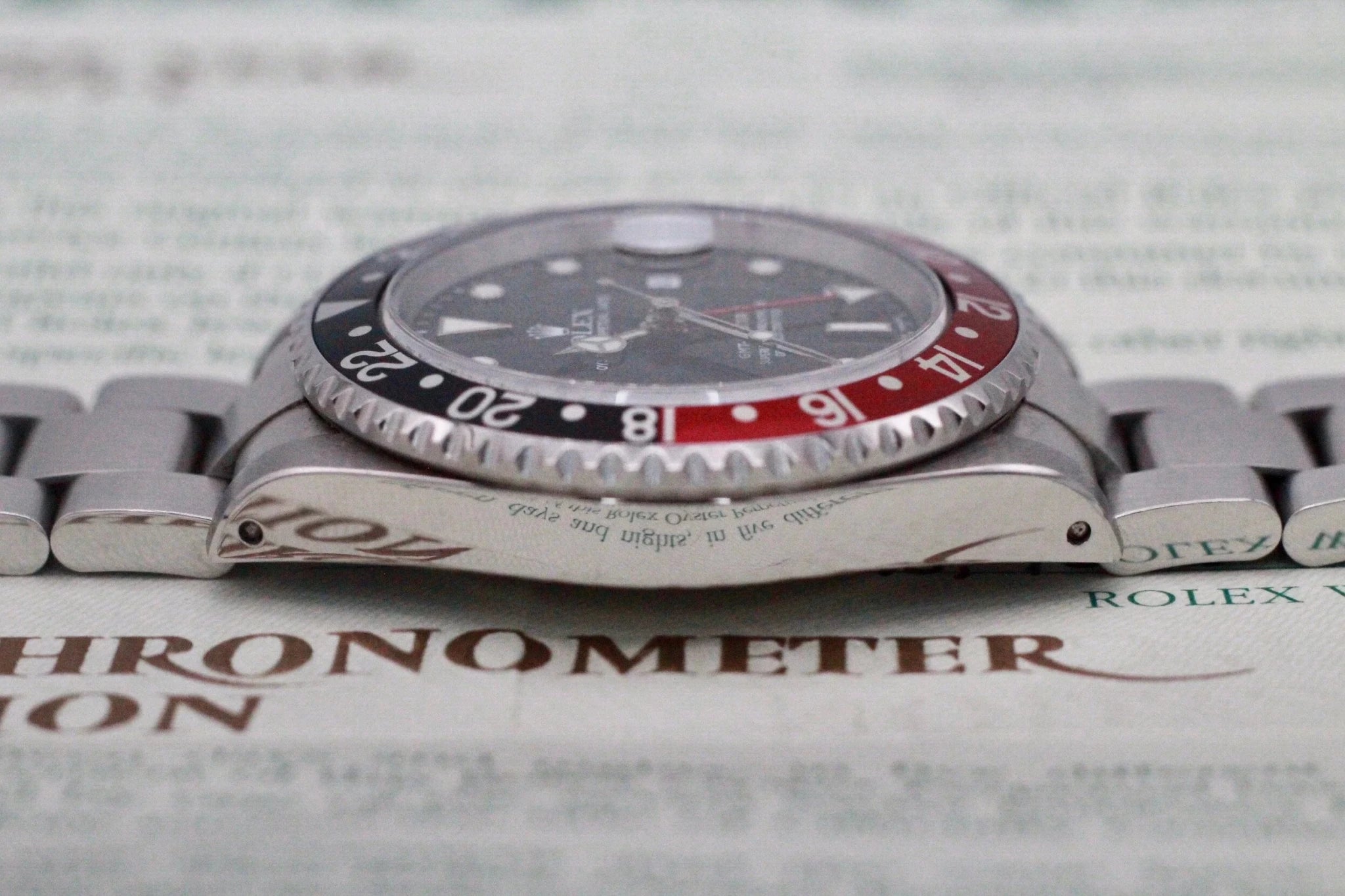 2001 Rolex GMT Master ll Ref. 16710 Coke | Full Set - Sierra Time Co