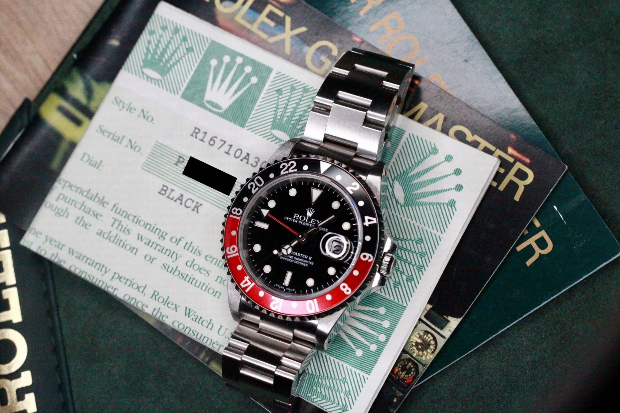 2001 Rolex GMT Master ll Ref. 16710 Coke | Full Set - Sierra Time Co