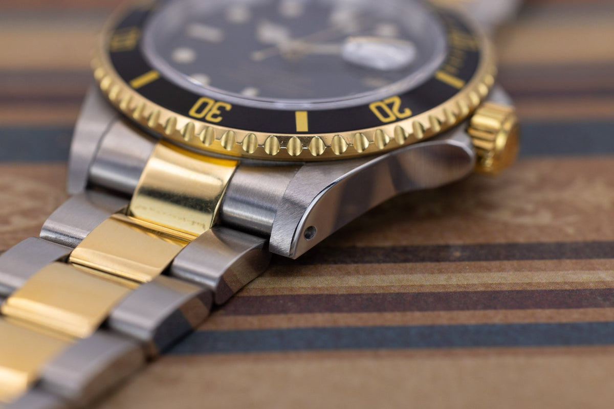2001 Rolex Submariner Date Ref. 16613 | 18K Two-Tone | Black Dial | Box and Papers - Sierra Time Co