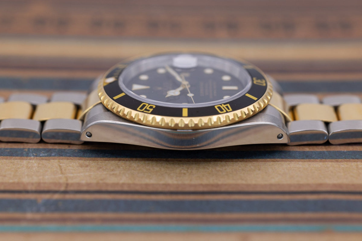 2001 Rolex Submariner Date Ref. 16613 | 18K Two-Tone | Black Dial | Box and Papers - Sierra Time Co