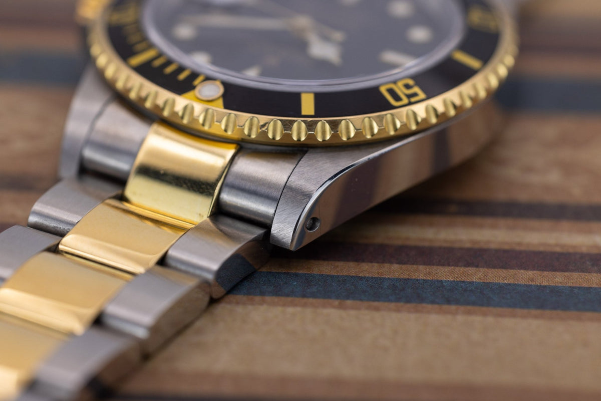 2001 Rolex Submariner Date Ref. 16613 | 18K Two-Tone | Black Dial | Box and Papers - Sierra Time Co