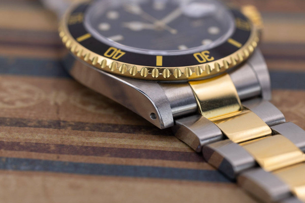 2001 Rolex Submariner Date Ref. 16613 | 18K Two-Tone | Black Dial | Box and Papers - Sierra Time Co