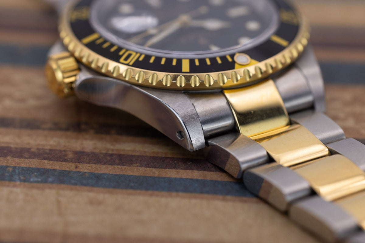 2001 Rolex Submariner Date Ref. 16613 | 18K Two-Tone | Black Dial | Box and Papers - Sierra Time Co