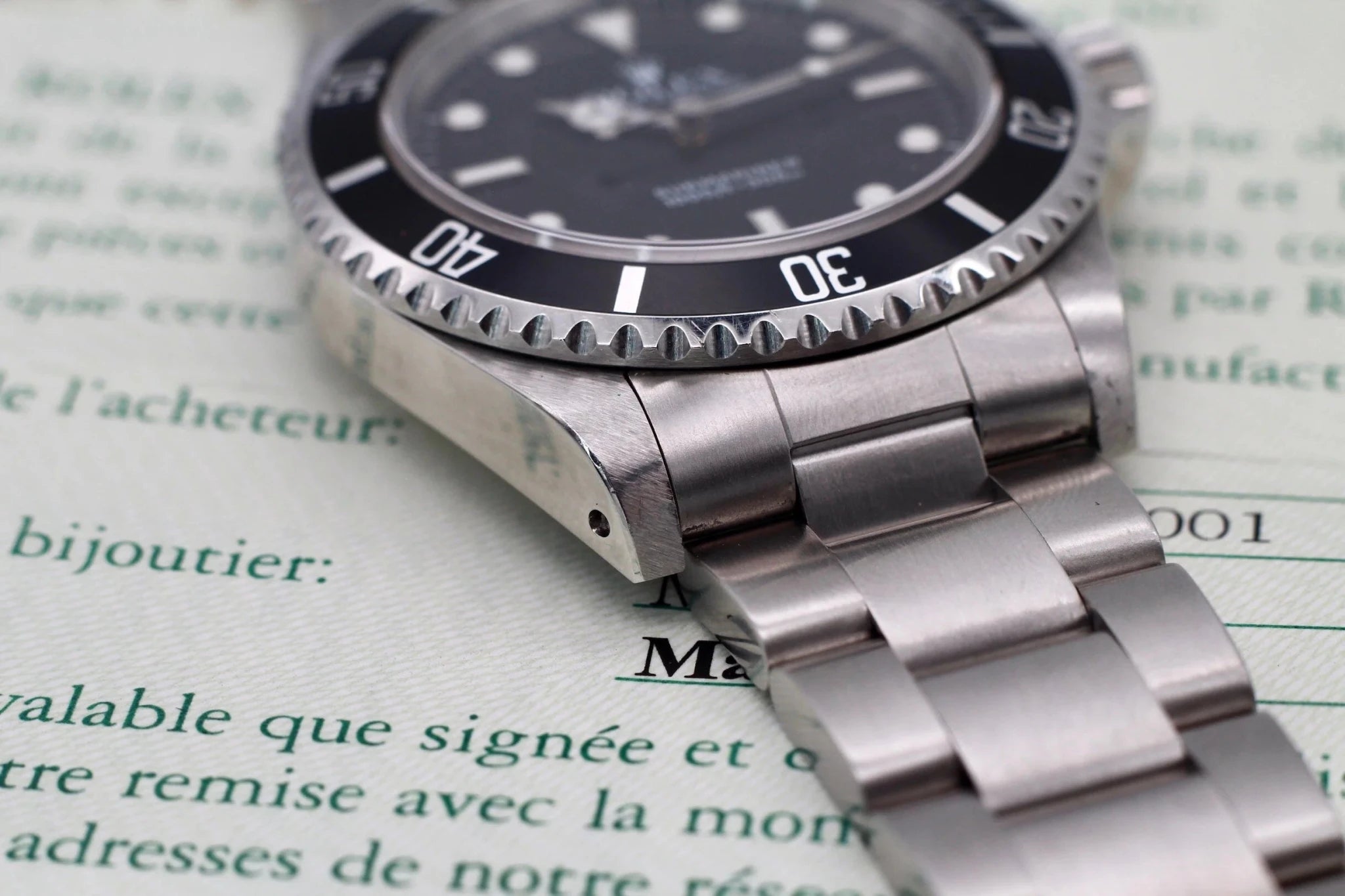 2001 Rolex Submariner Ref. 14060 | Box and Papers - Sierra Time Co