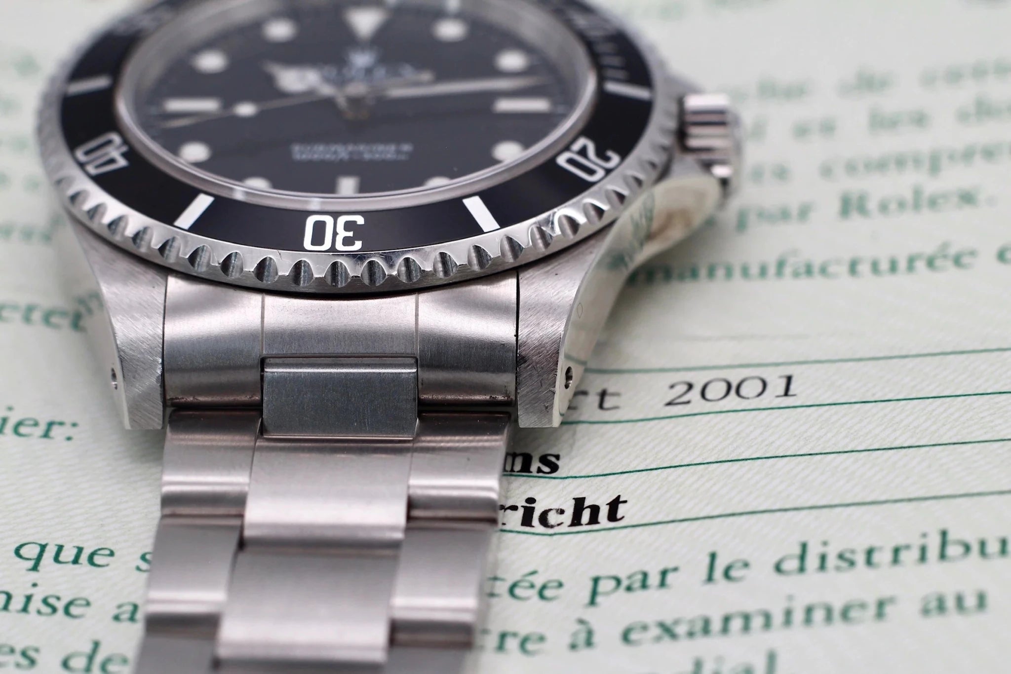 2001 Rolex Submariner Ref. 14060 | Box and Papers - Sierra Time Co