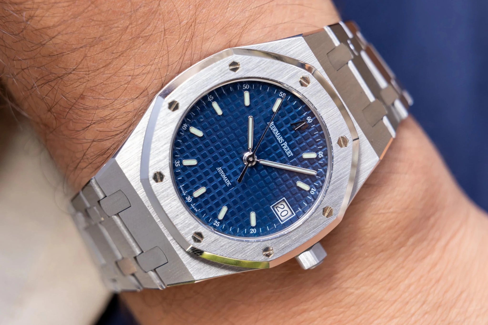 2002 Audemars Piguet Royal Oak Ref. 14790ST | Blue Dial - Sierra Time Co
