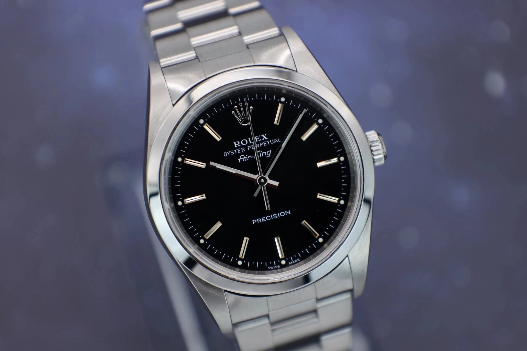2002 Rolex Air-King Ref. 14000M | Black Dial - Sierra Time Co