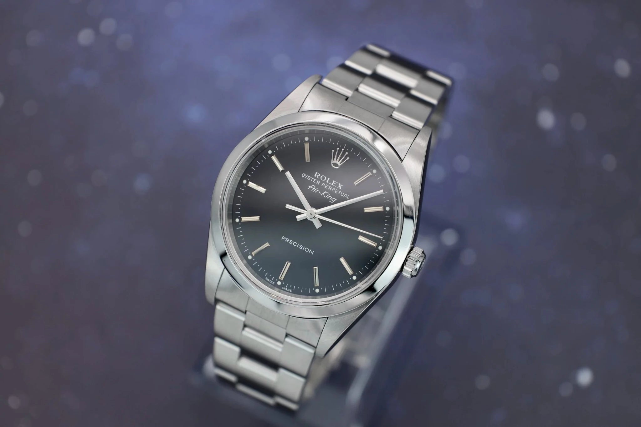 2002 Rolex Air-King Ref. 14000M | Black Dial - Sierra Time Co