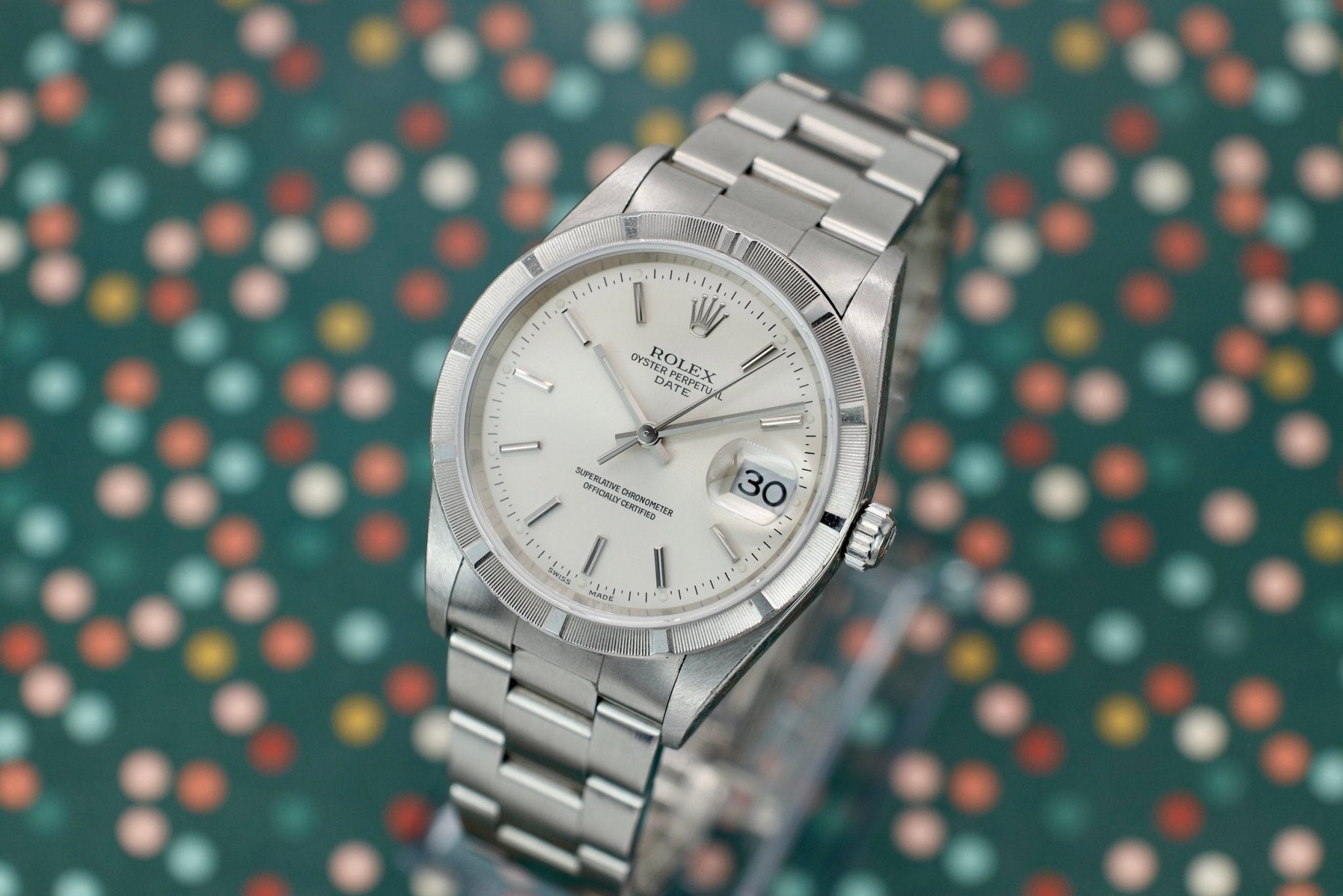 2002 Rolex Date Ref. 15210 | Silver Dial - Sierra Time Co