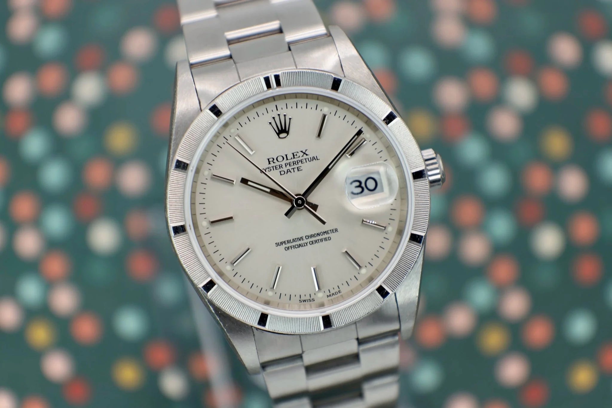 2002 Rolex Date Ref. 15210 | Silver Dial - Sierra Time Co