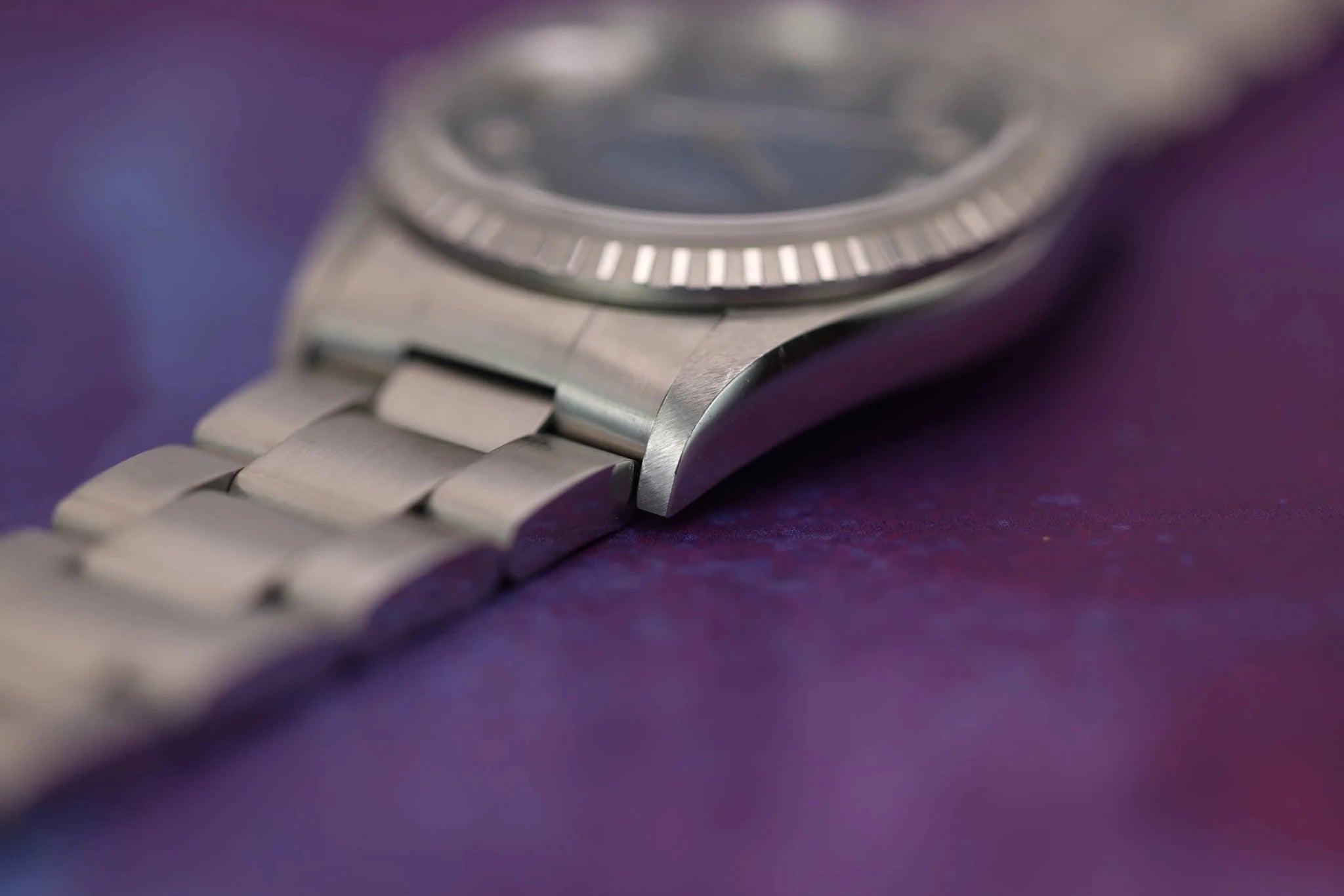 2002 Rolex Datejust Ref. 16220 | Blue Vignette Diamond Dial - Sierra Time Co