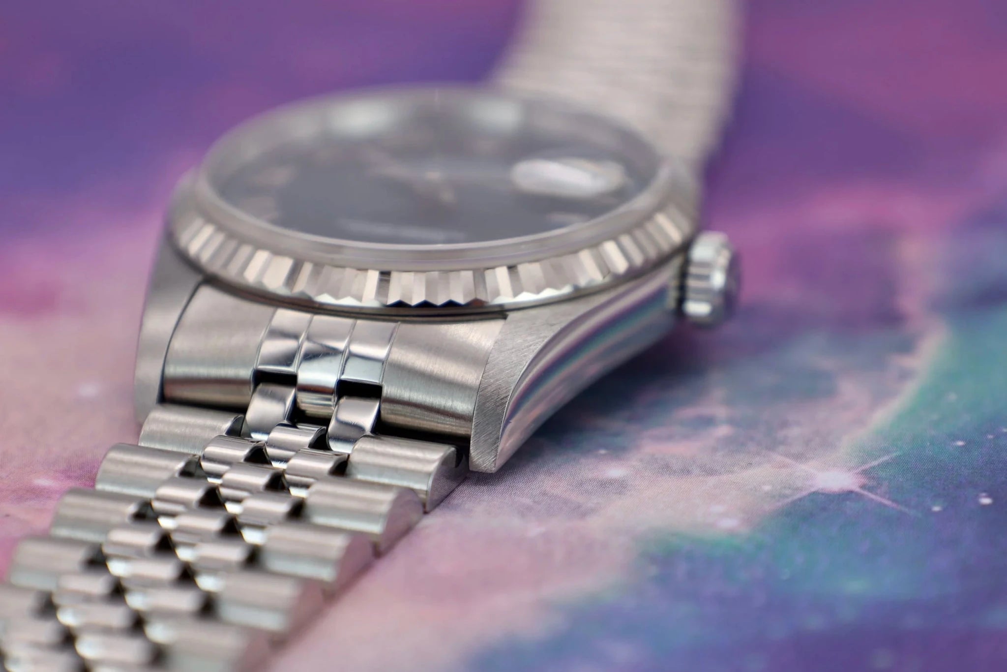 2002 Rolex Datejust Ref. 16234 | Blue Roman Dial | Box and Papers - Sierra Time Co