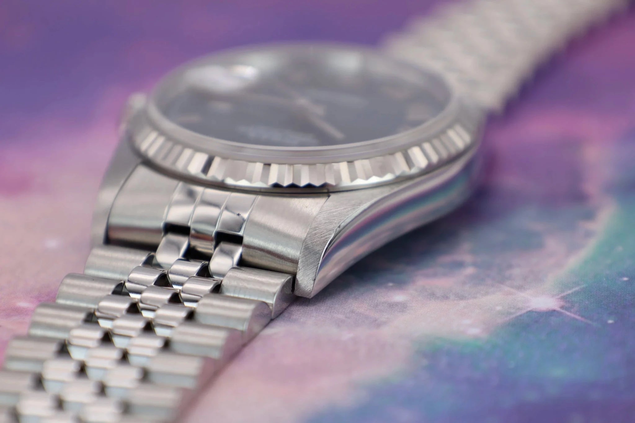 2002 Rolex Datejust Ref. 16234 | Blue Roman Dial | Box and Papers - Sierra Time Co