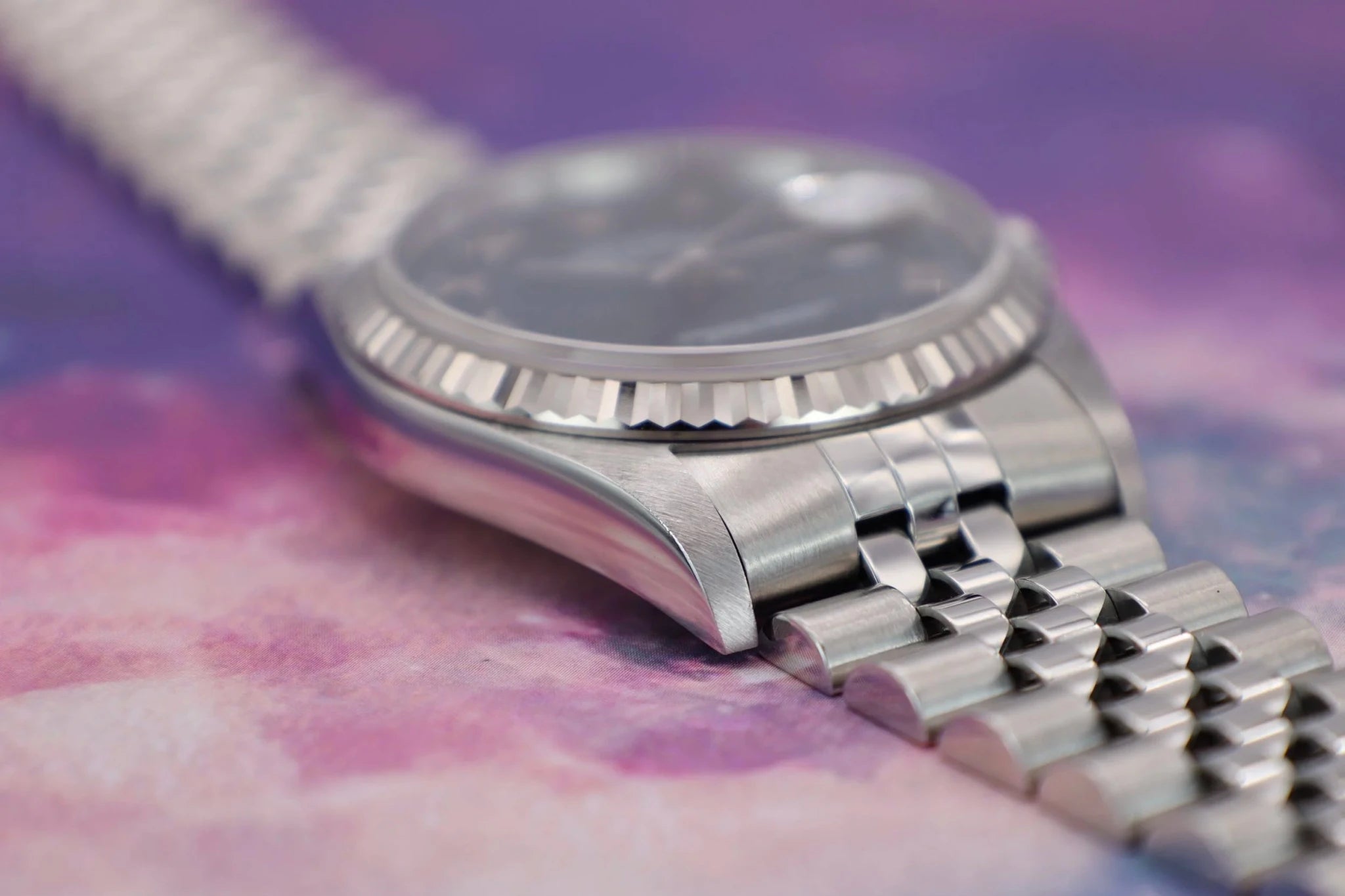 2002 Rolex Datejust Ref. 16234 | Blue Roman Dial | Box and Papers - Sierra Time Co
