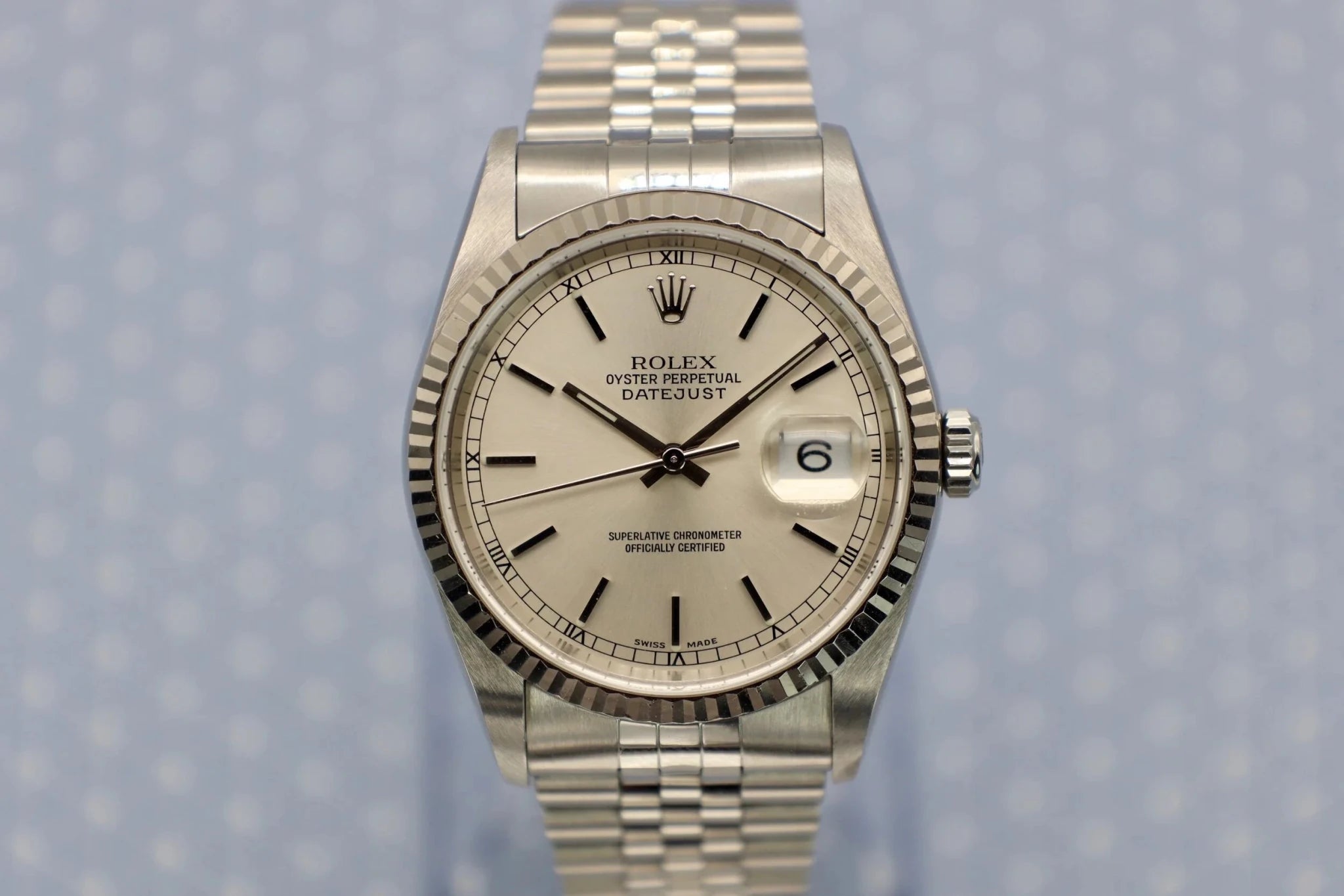 2002 Rolex Datejust Ref. 16234 | Silver Dial - Sierra Time Co