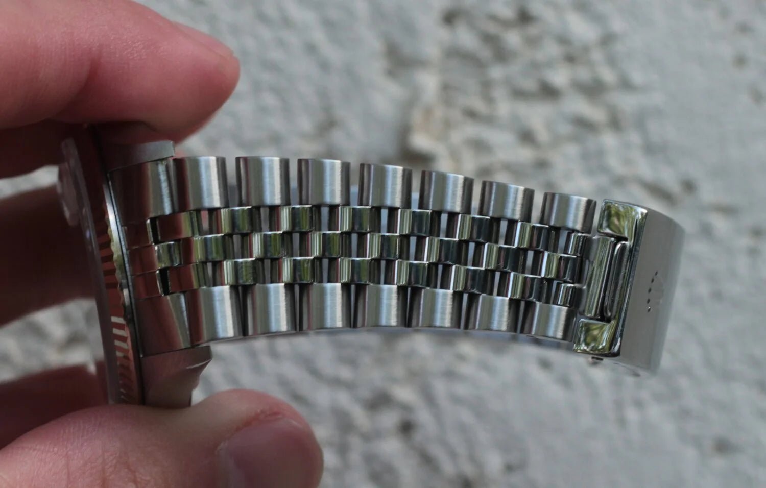 2002 Rolex Datejust Ref. 16234 Silver Tapestry Dial with RSC Service Records - Sierra Time Co
