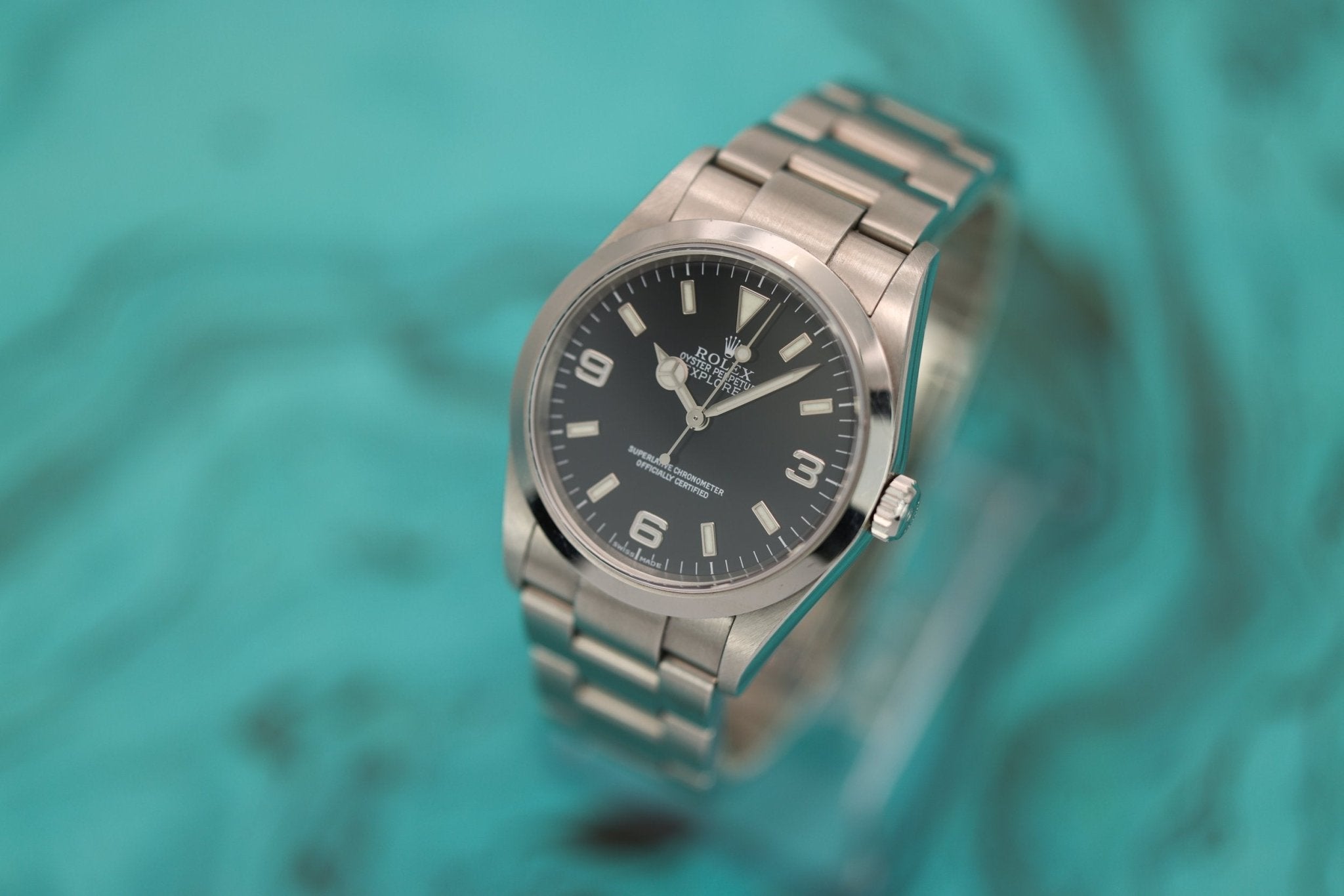 2002 Rolex Explorer I Ref. 114270 | Box and Paper - Sierra Time Co